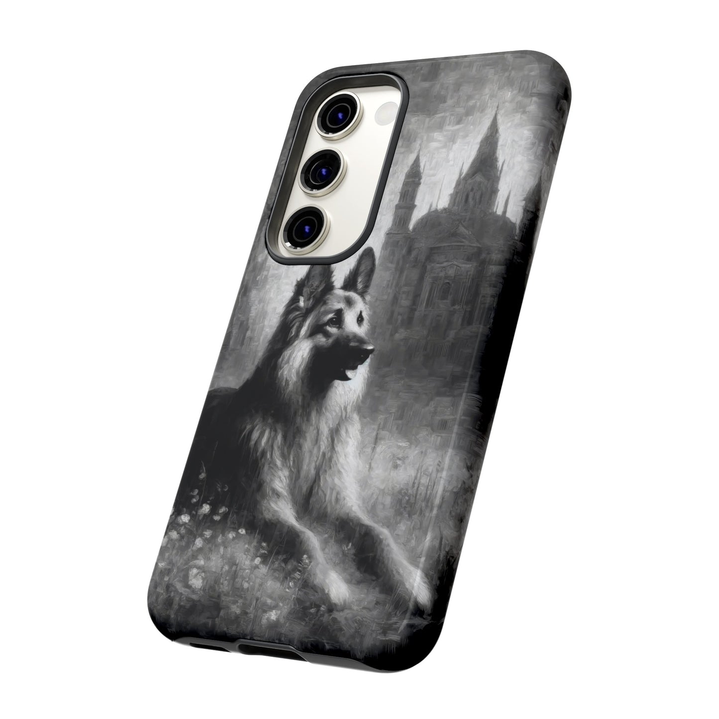 Neo-impressionism German Shepherd Phone Case