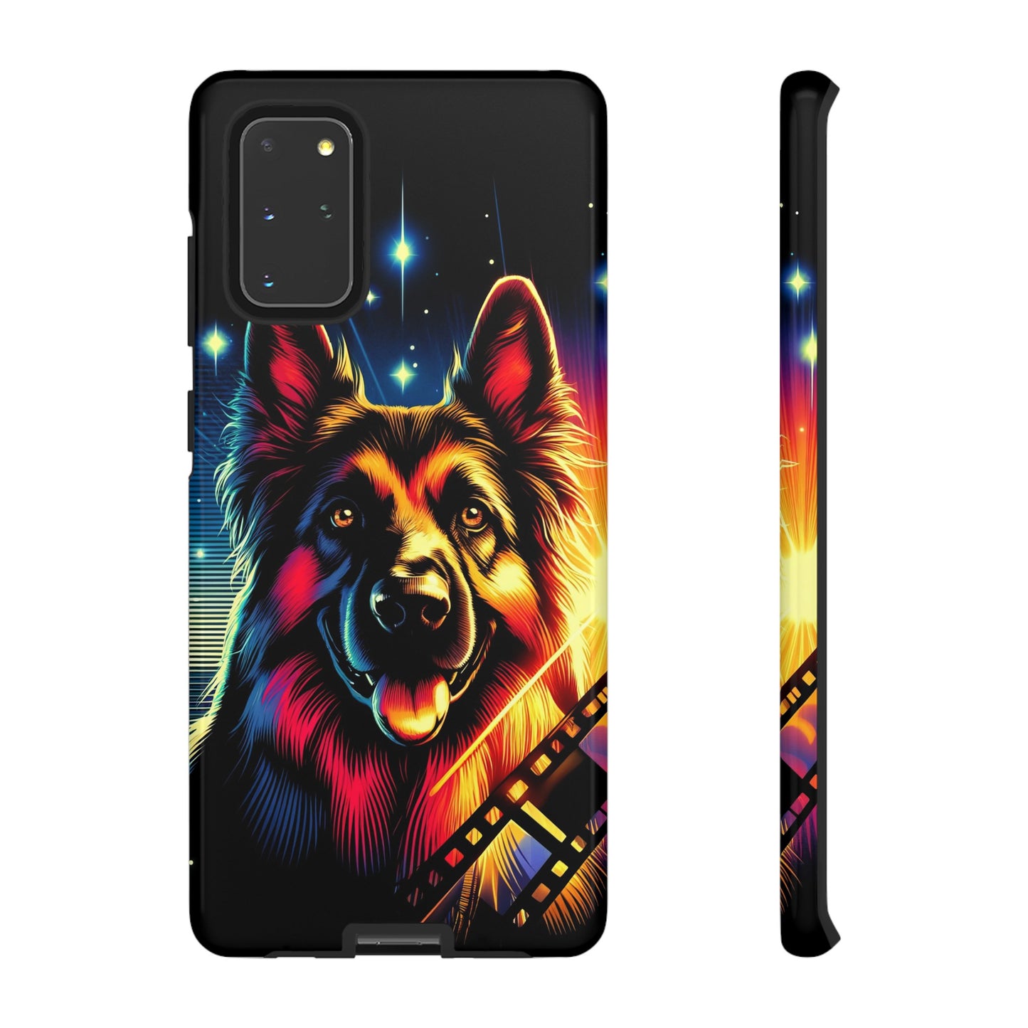 Comic book style German Shepherd Phone Case