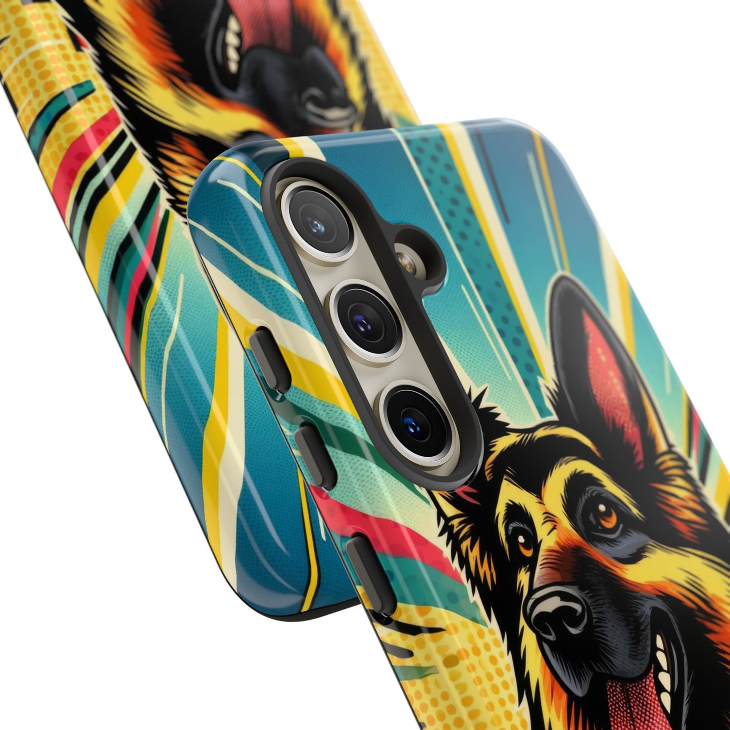 Comic style German Shepherd Phone Case