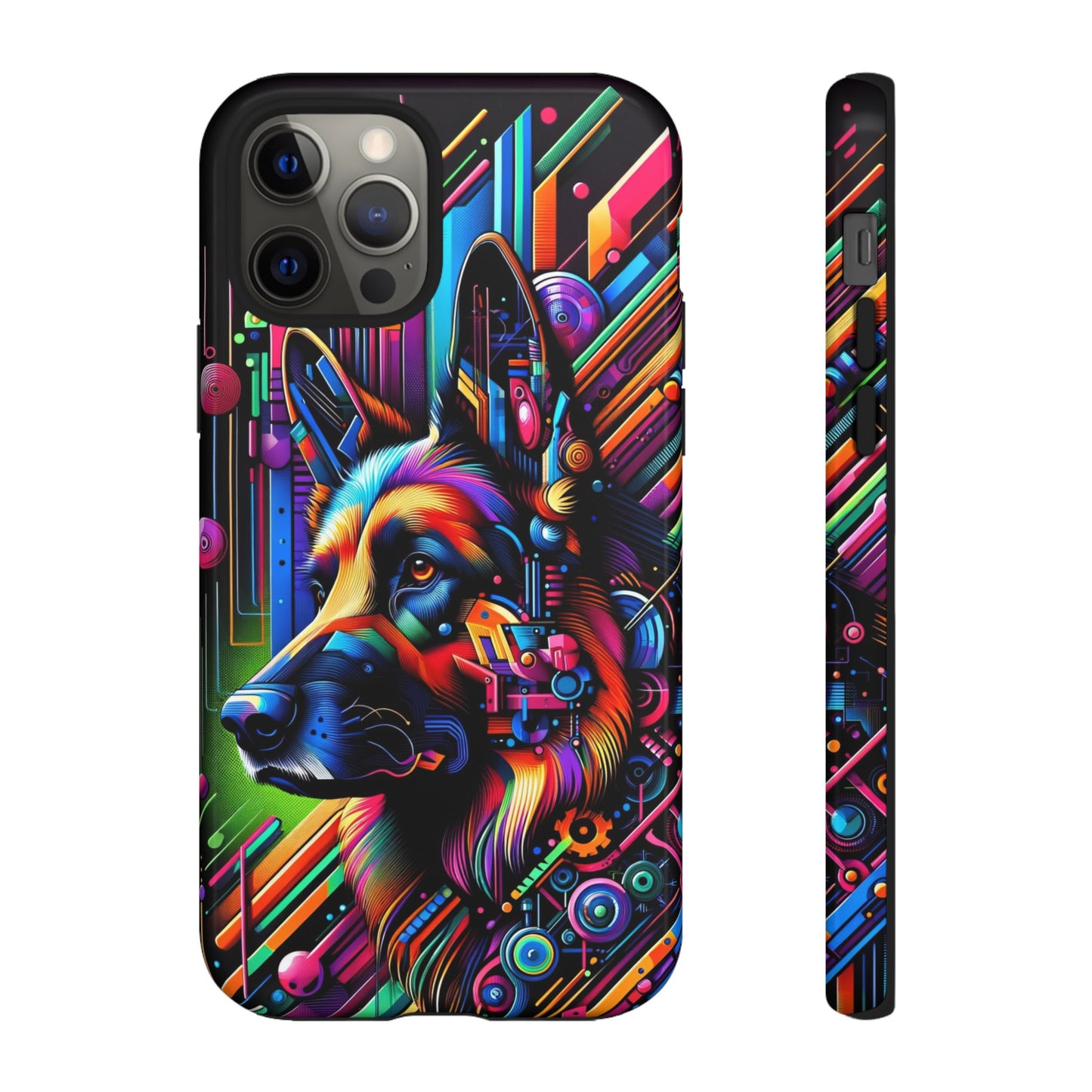 Constructivism and dadaism German Shepherd Phone Case