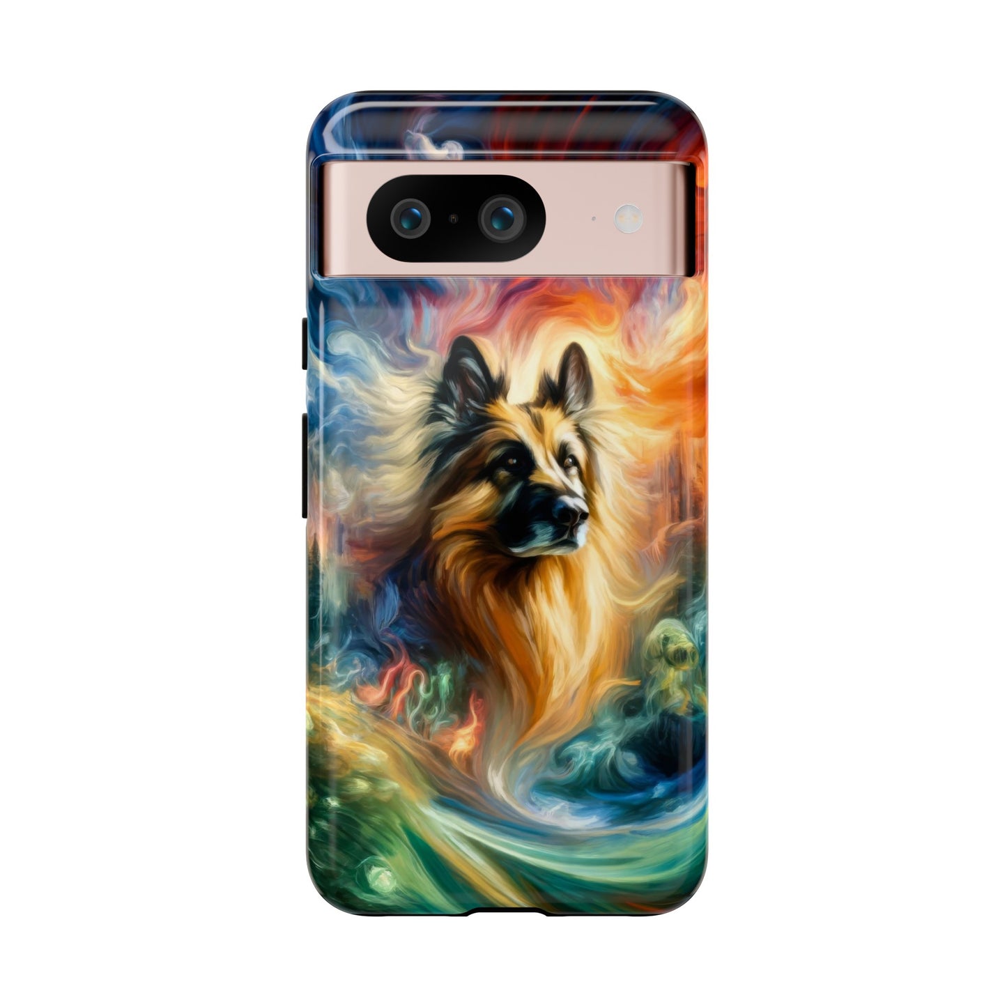 Expressionism and fantasy German Shepherd Phone Case