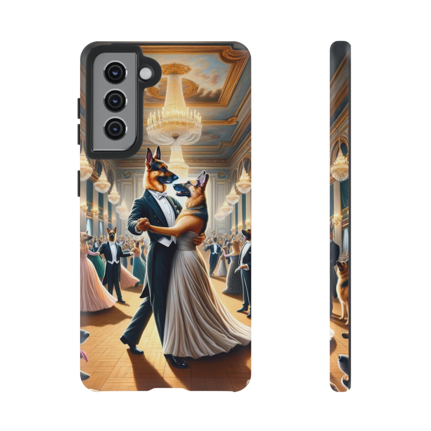 Dancing German Shepherds Tough Phone Case