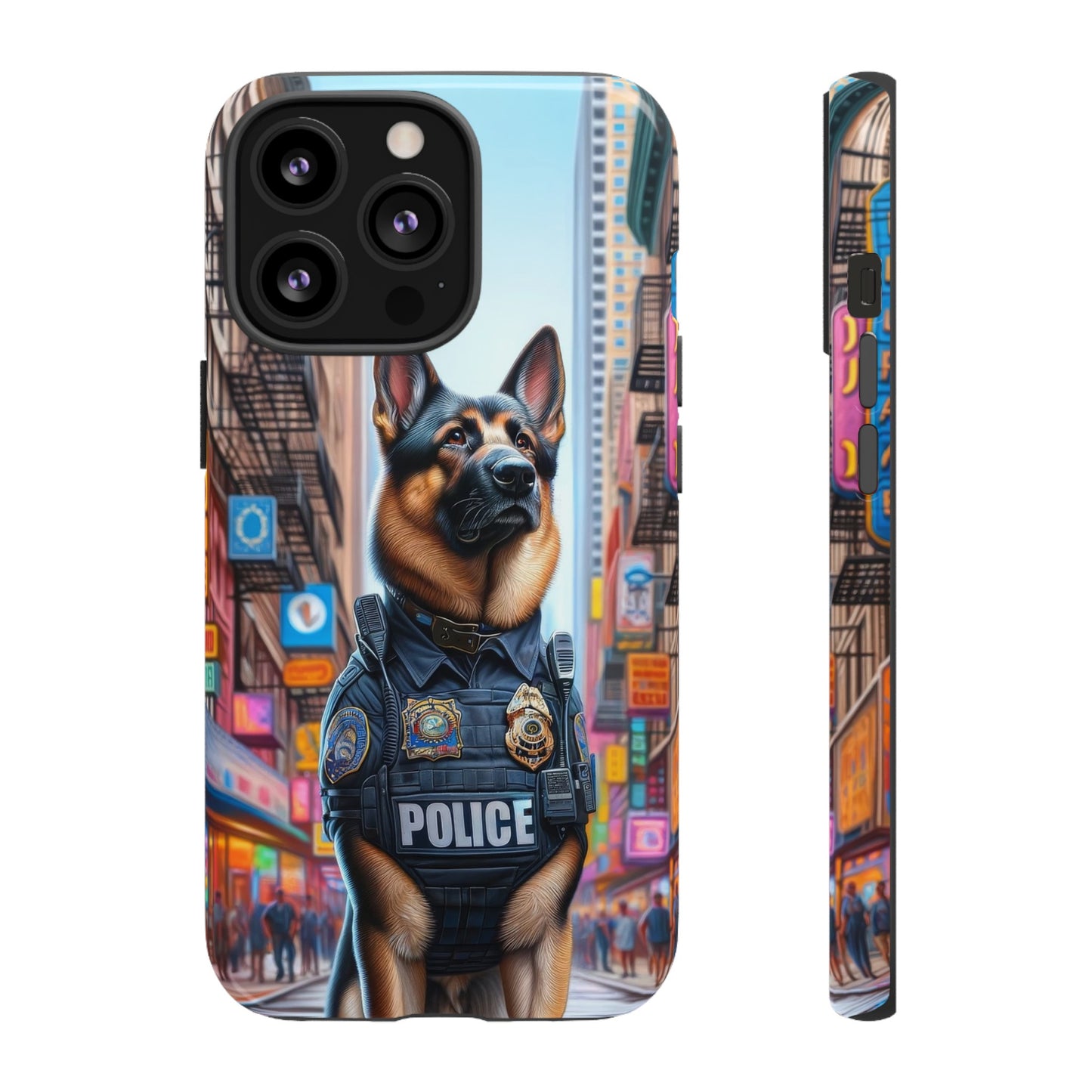 German Shepherd Police Officer Phone Case