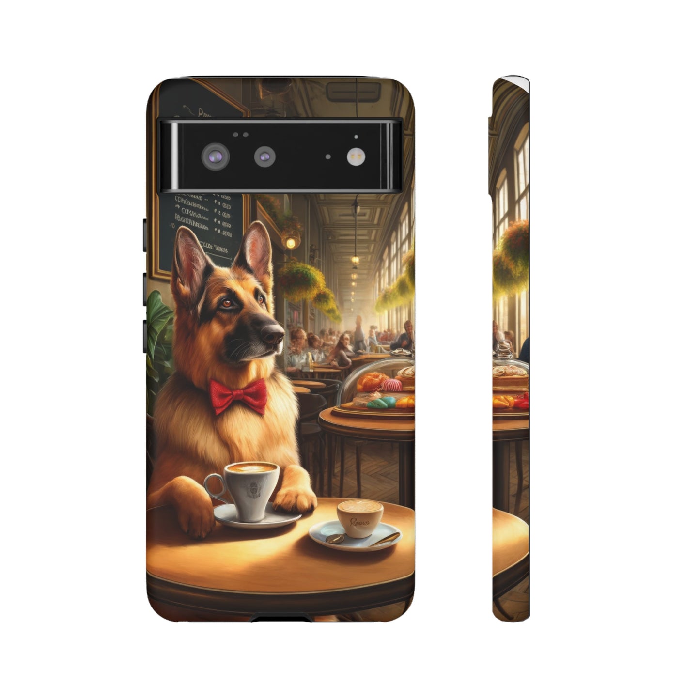 German Shepherd Drinking Phone Case