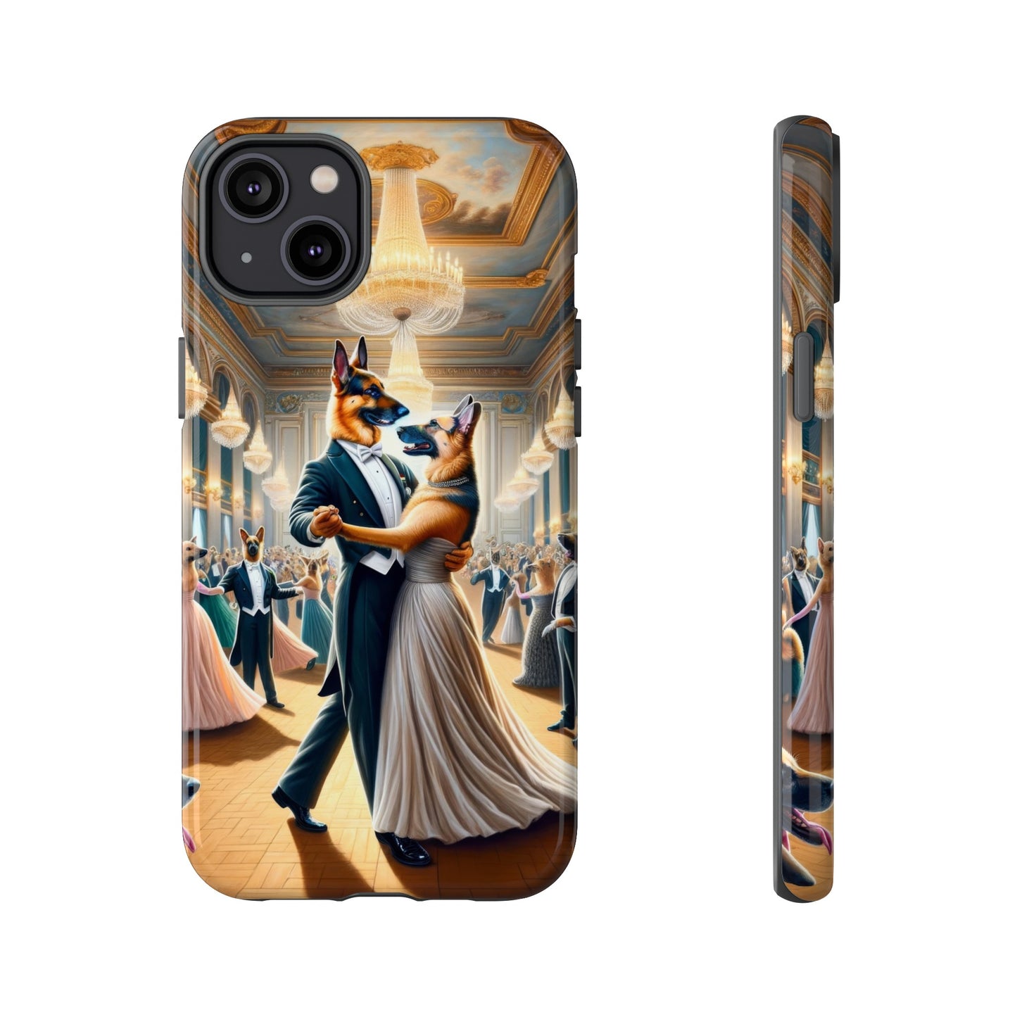 Dancing German Shepherds Tough Phone Case