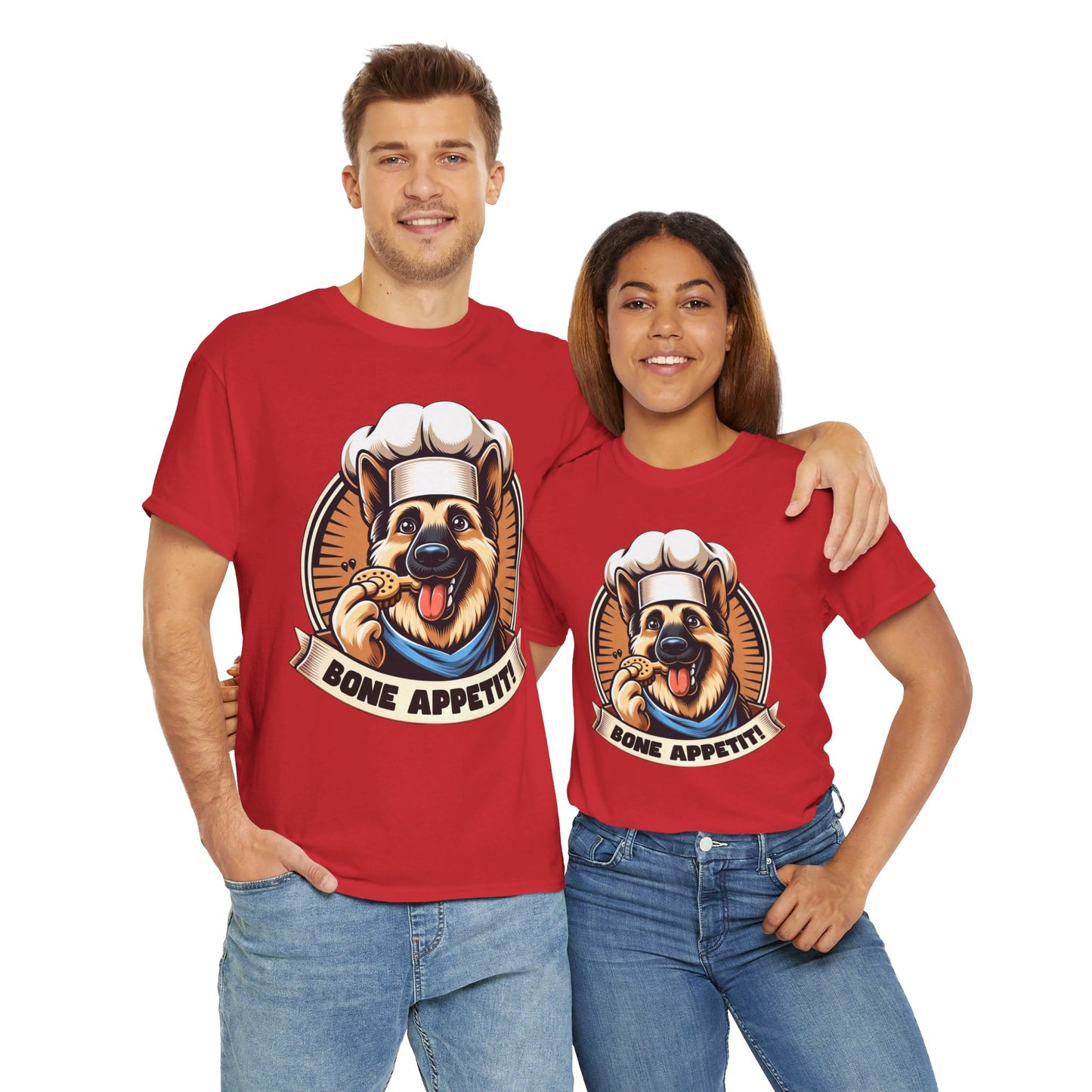 Bone Appetit T-Shirt (13 colors) (German Shepherd)