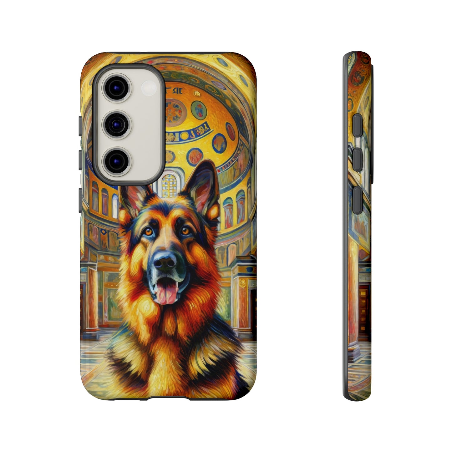 Neo-impressionist German Shepherd Phone Case