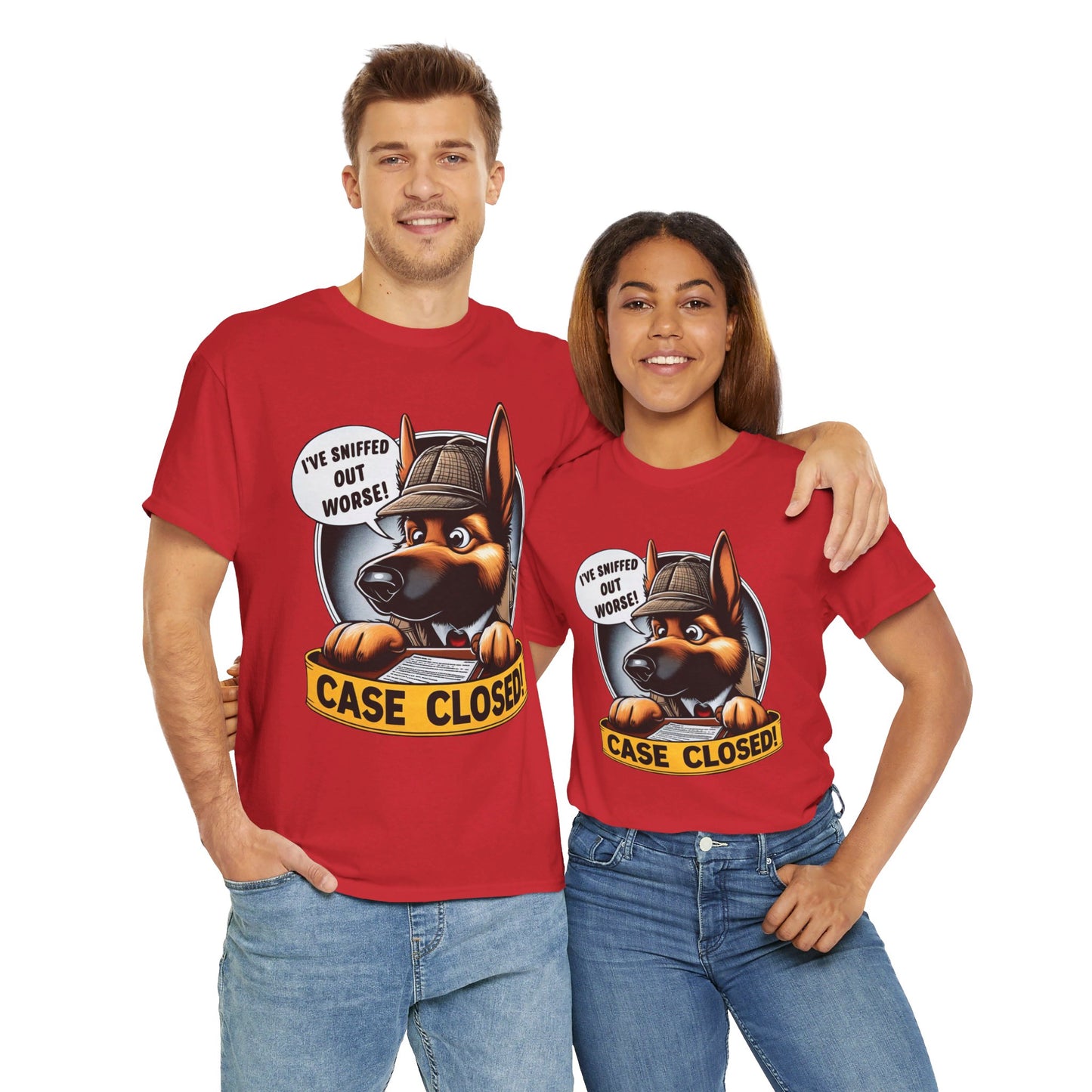 Case Closed T-Shirt (13 colors) (German Shepherd)