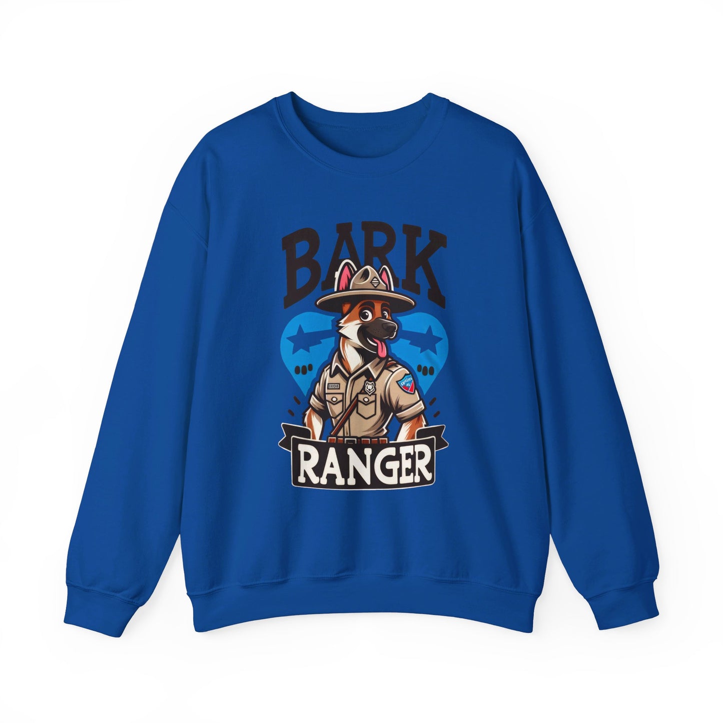 Bark Ranger On Duty Sweatshirt (10 colors) (German Shepherd)