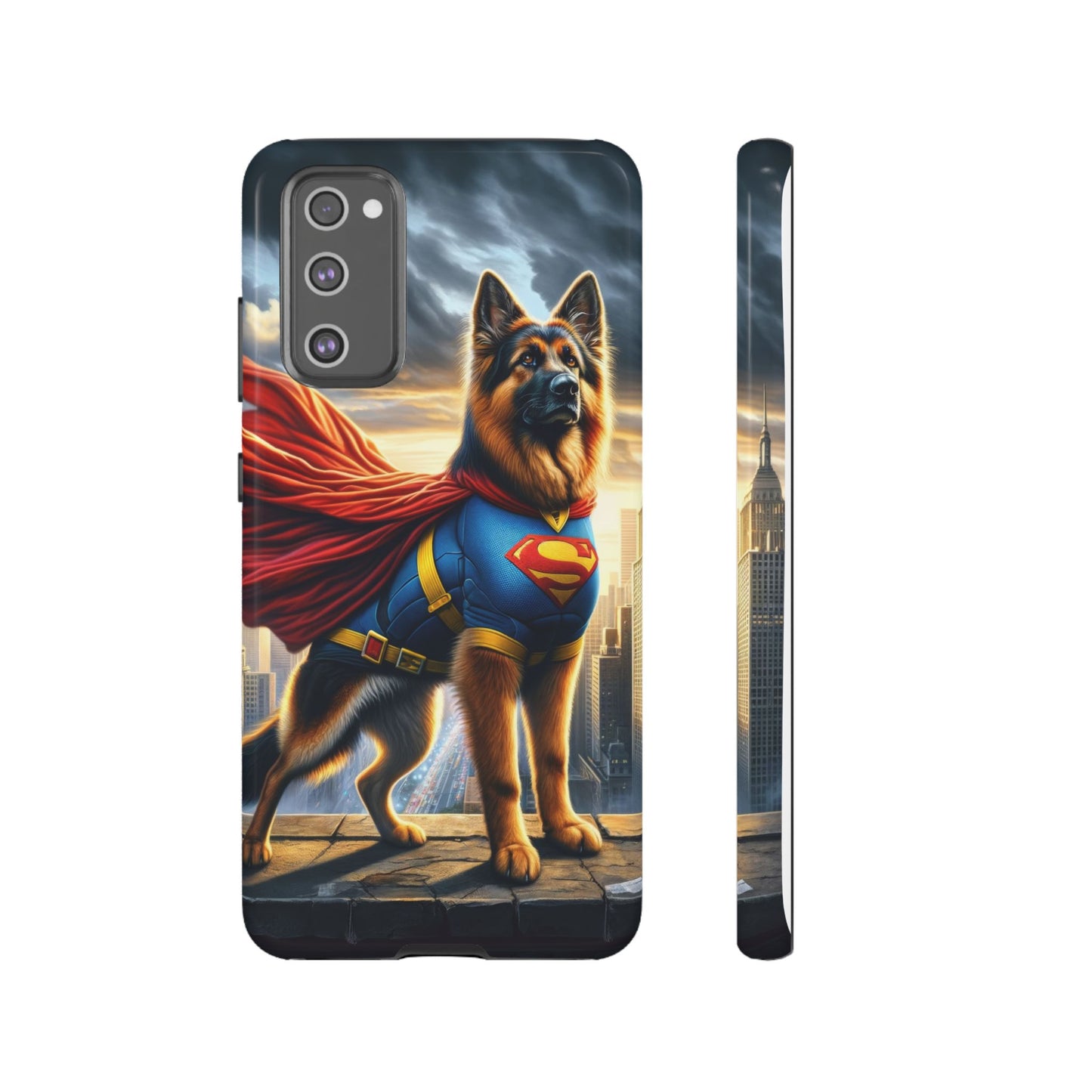 German Shepherd Superhero Phone Case