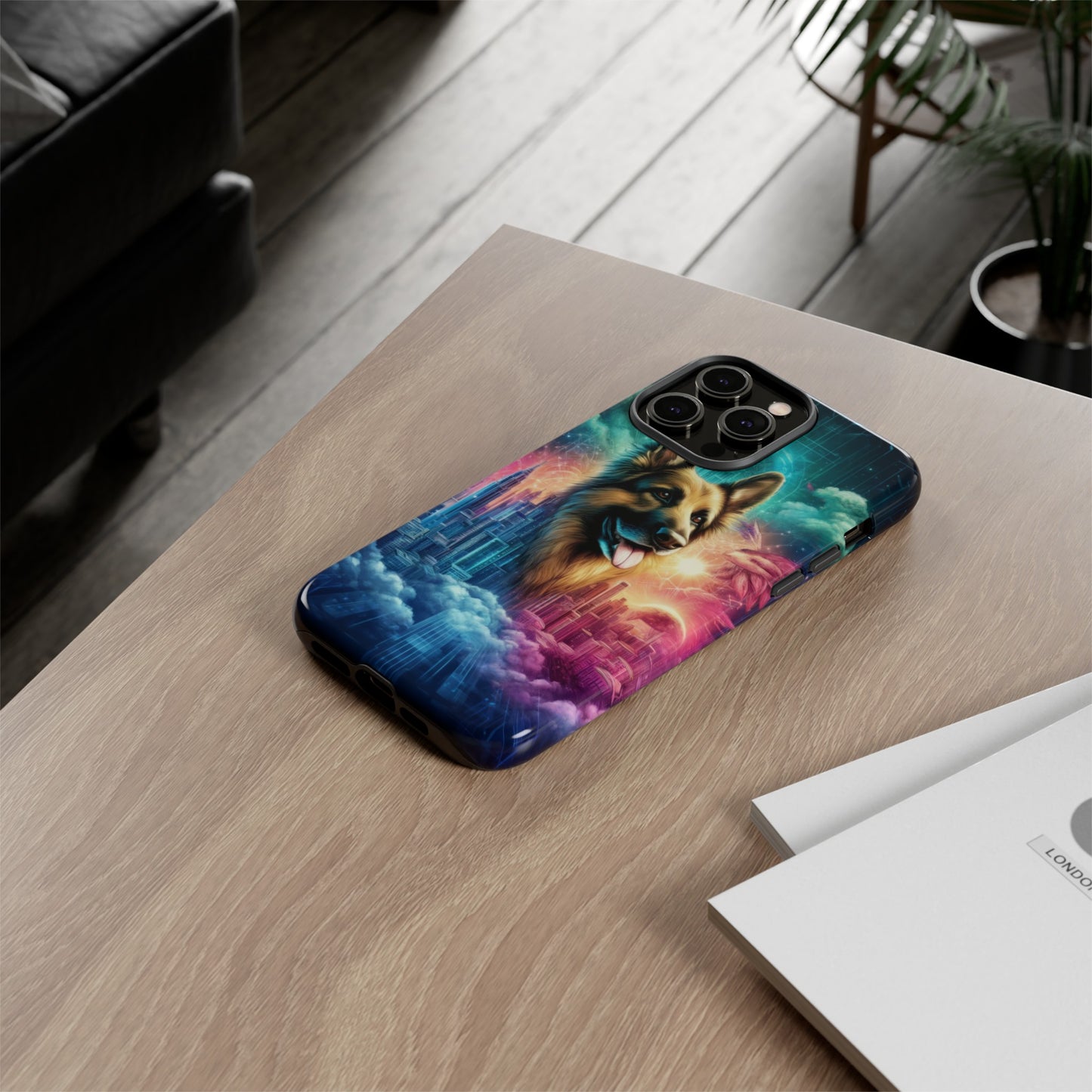 Dreamy fantasy German Shepherd Phone Case