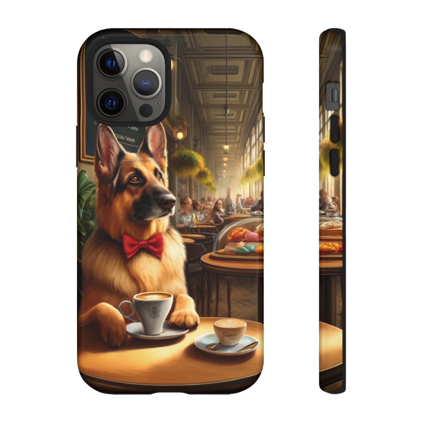 German Shepherd Drinking Phone Case