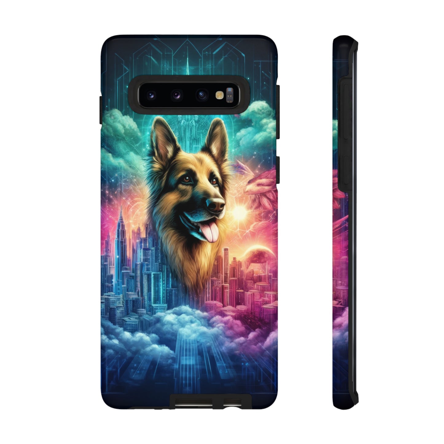 Dreamy fantasy German Shepherd Phone Case