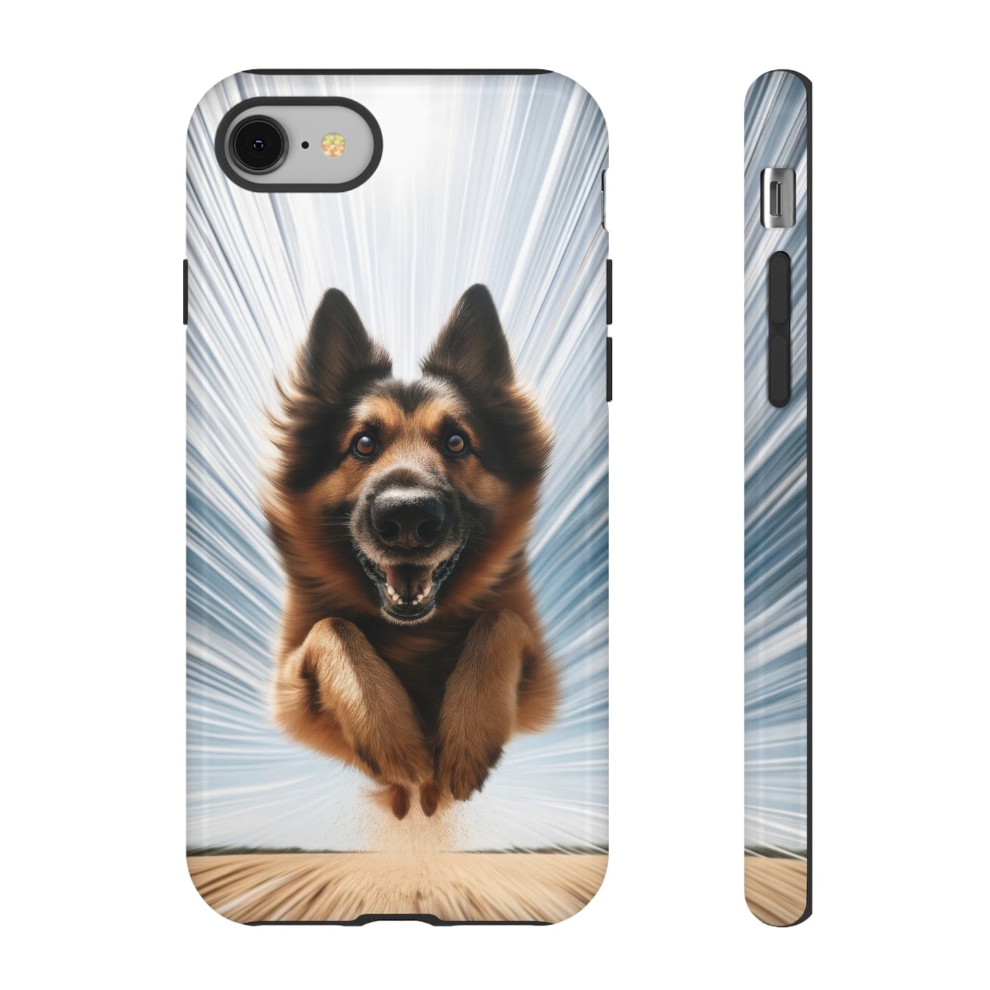 Motion blur German Shepherd Phone Case