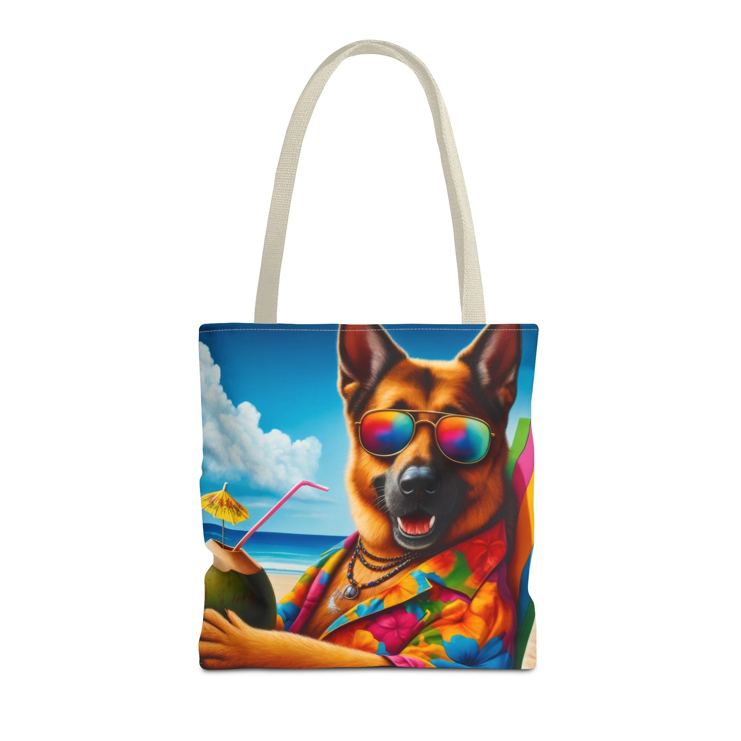 German Shepherd Vacation Tote Bag