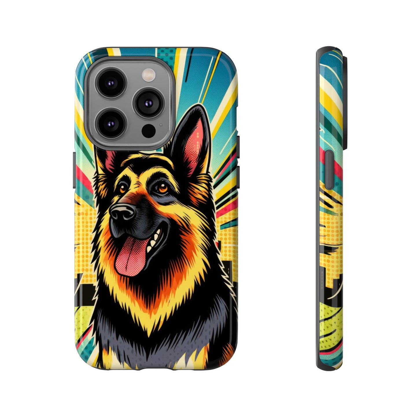 Comic style German Shepherd Phone Case