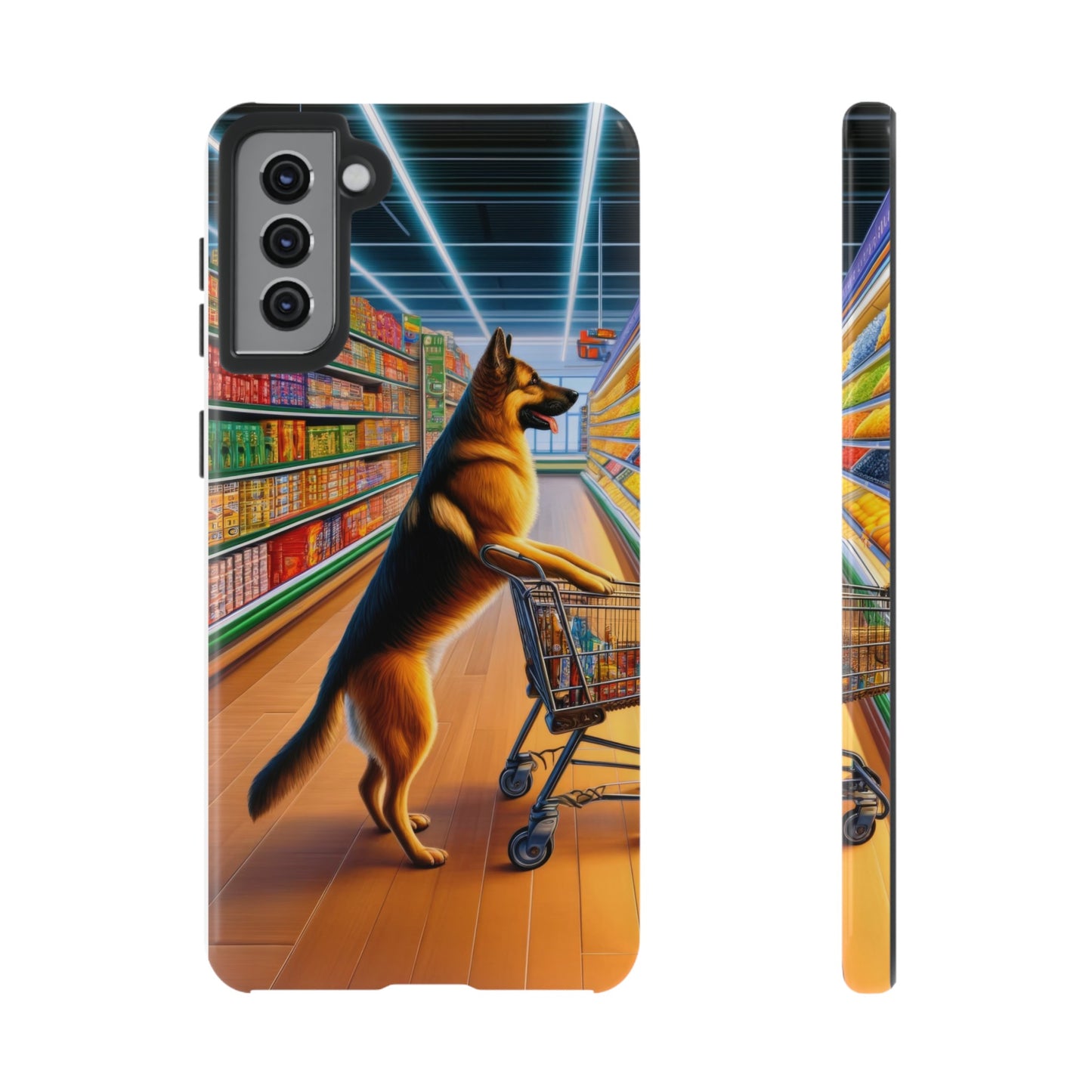 German Shepherd Shopping Phone Case