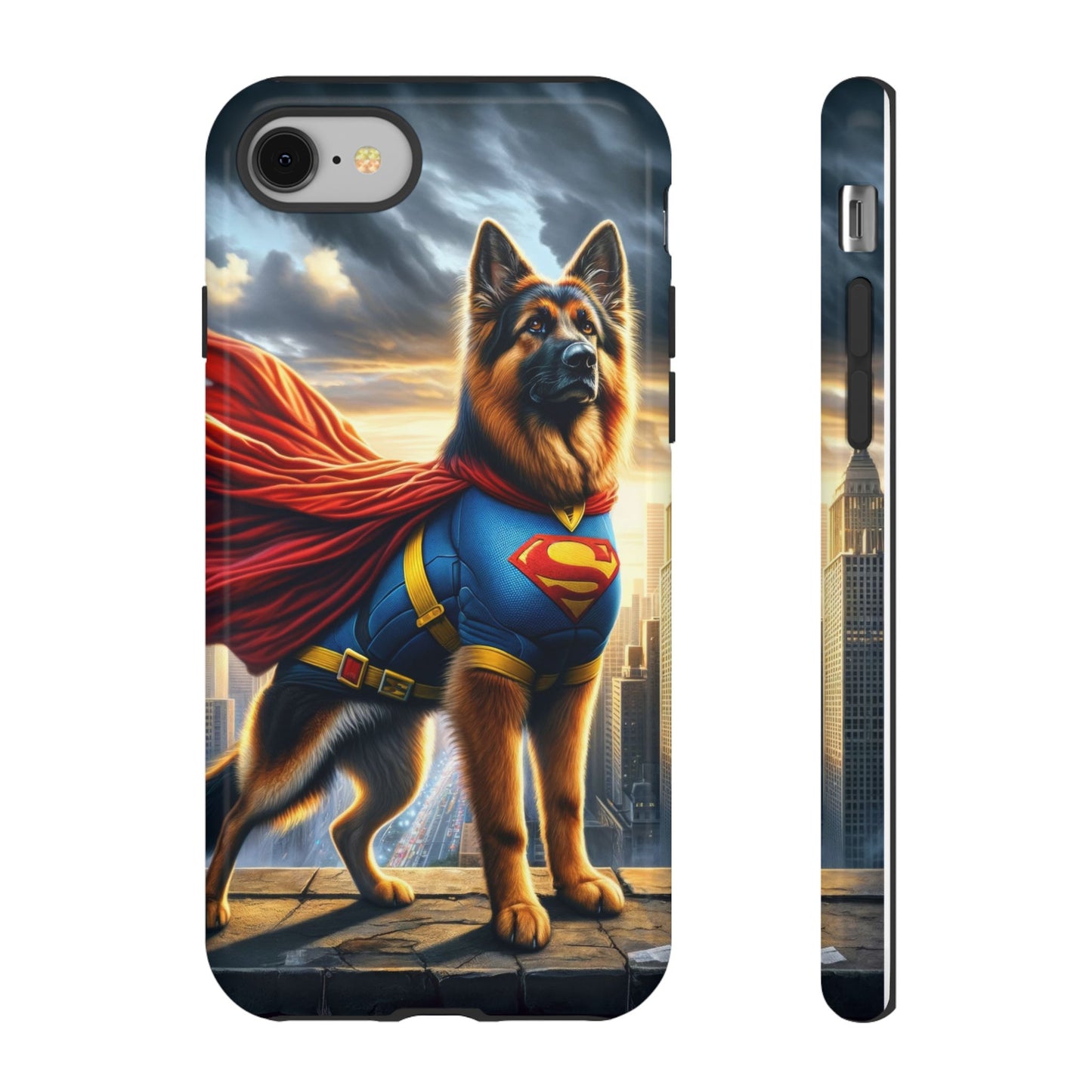 German Shepherd Superhero Phone Case