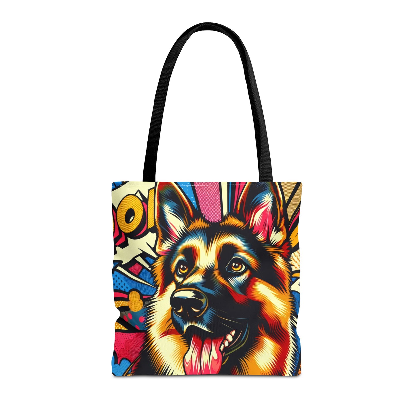 Anime style German Shepherd Tote Bag