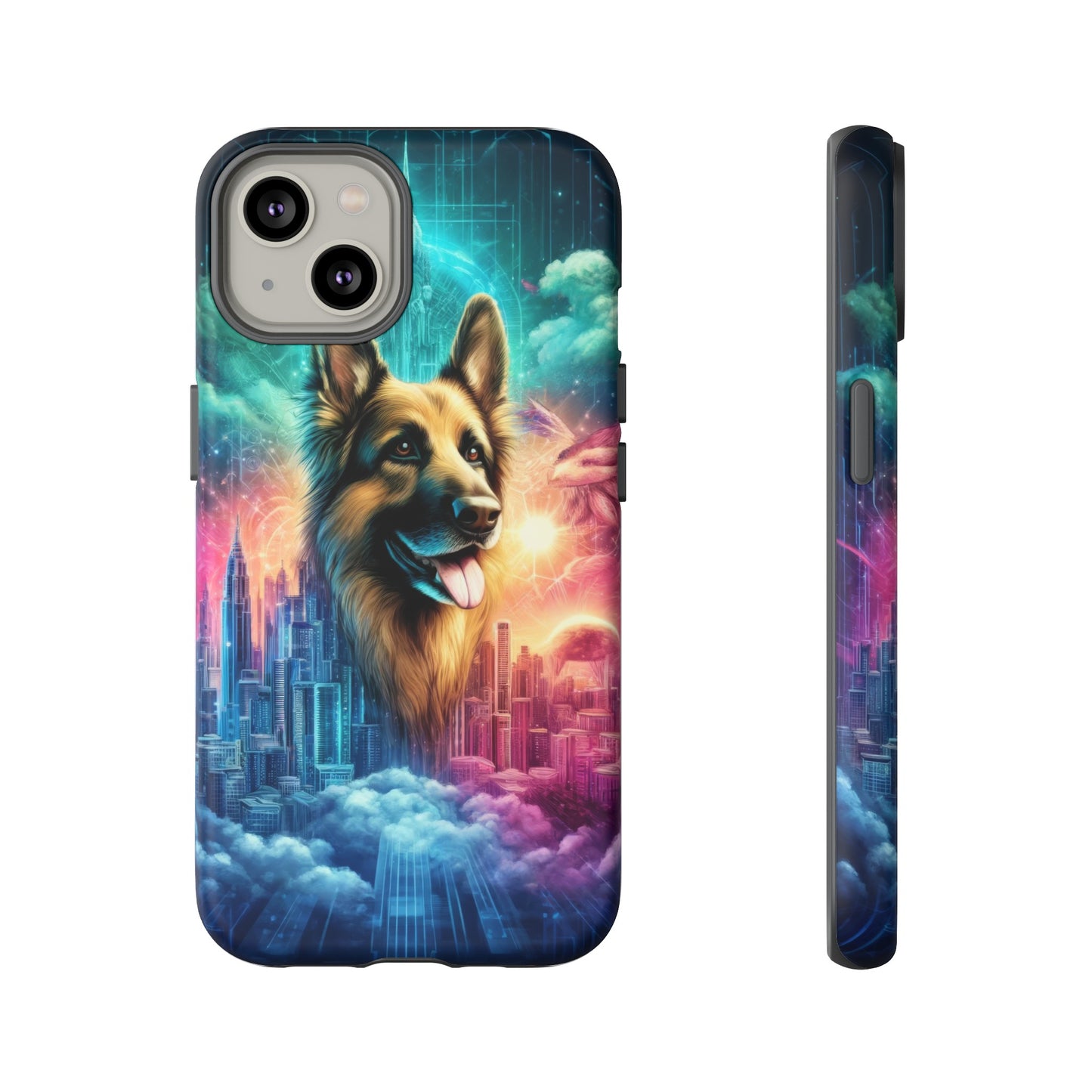 Dreamy fantasy German Shepherd Phone Case