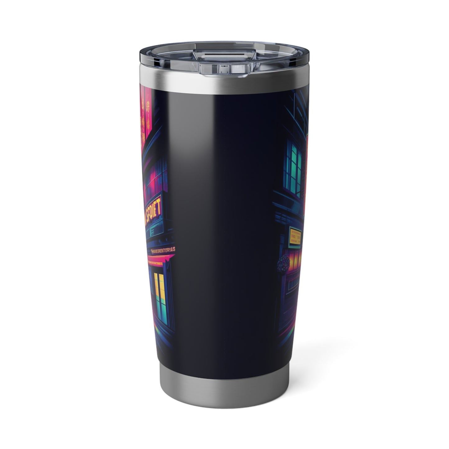 Glitch art German Shepherd 20oz Tumbler