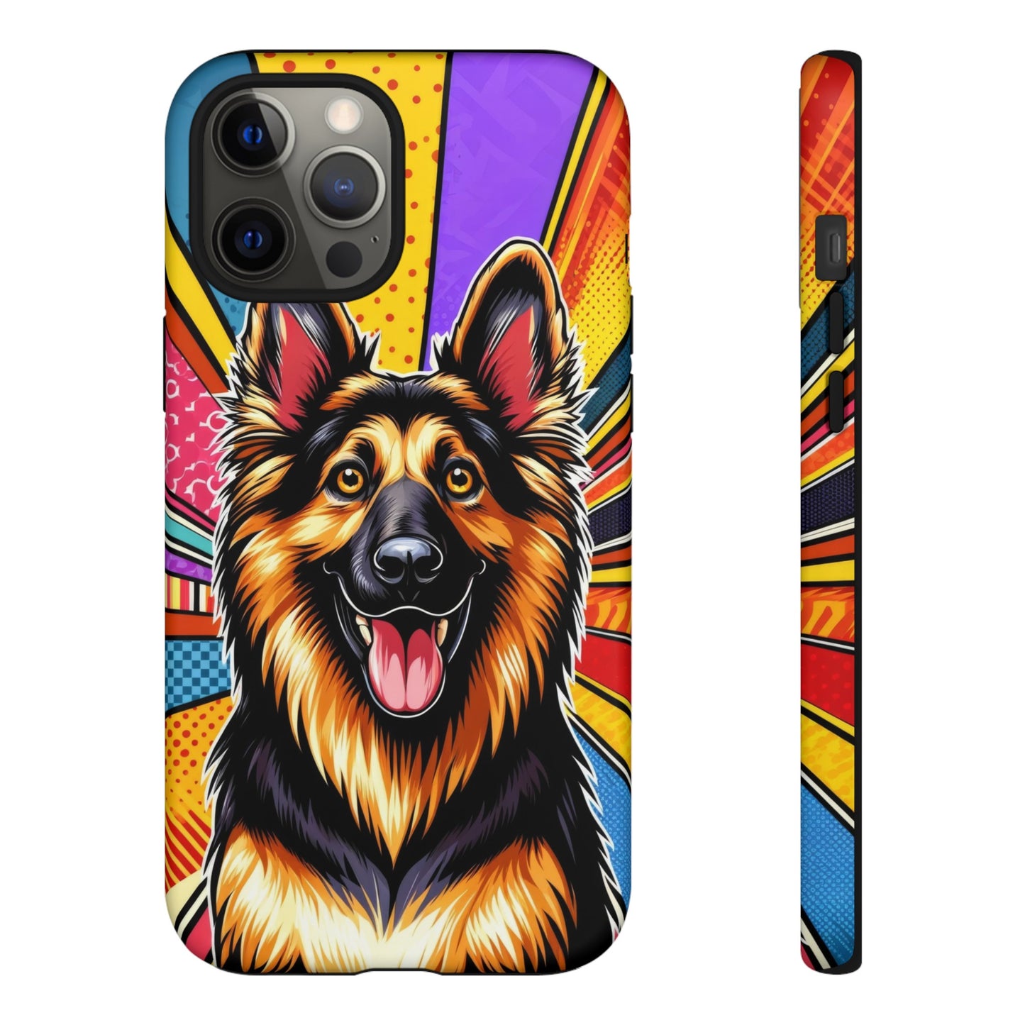 Anime style German Shepherd Phone Case