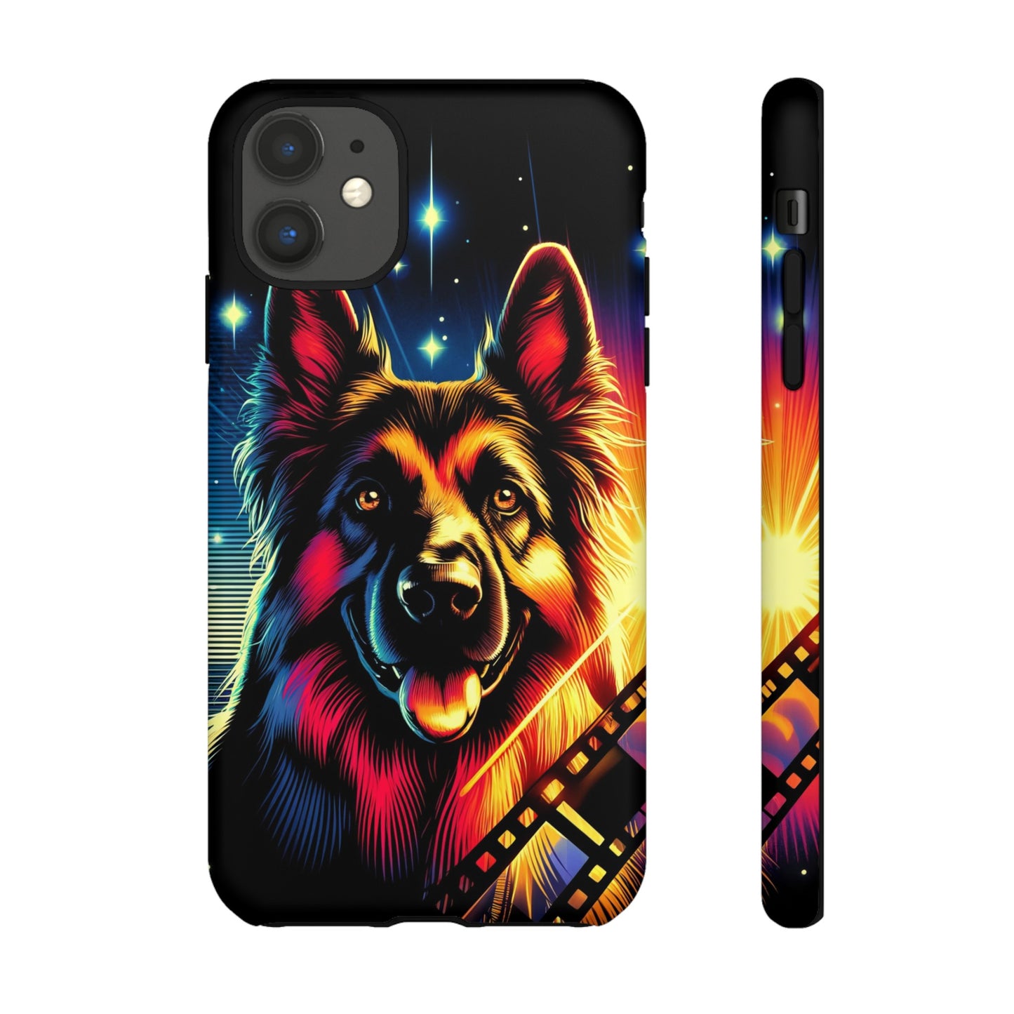 Comic book style German Shepherd Phone Case