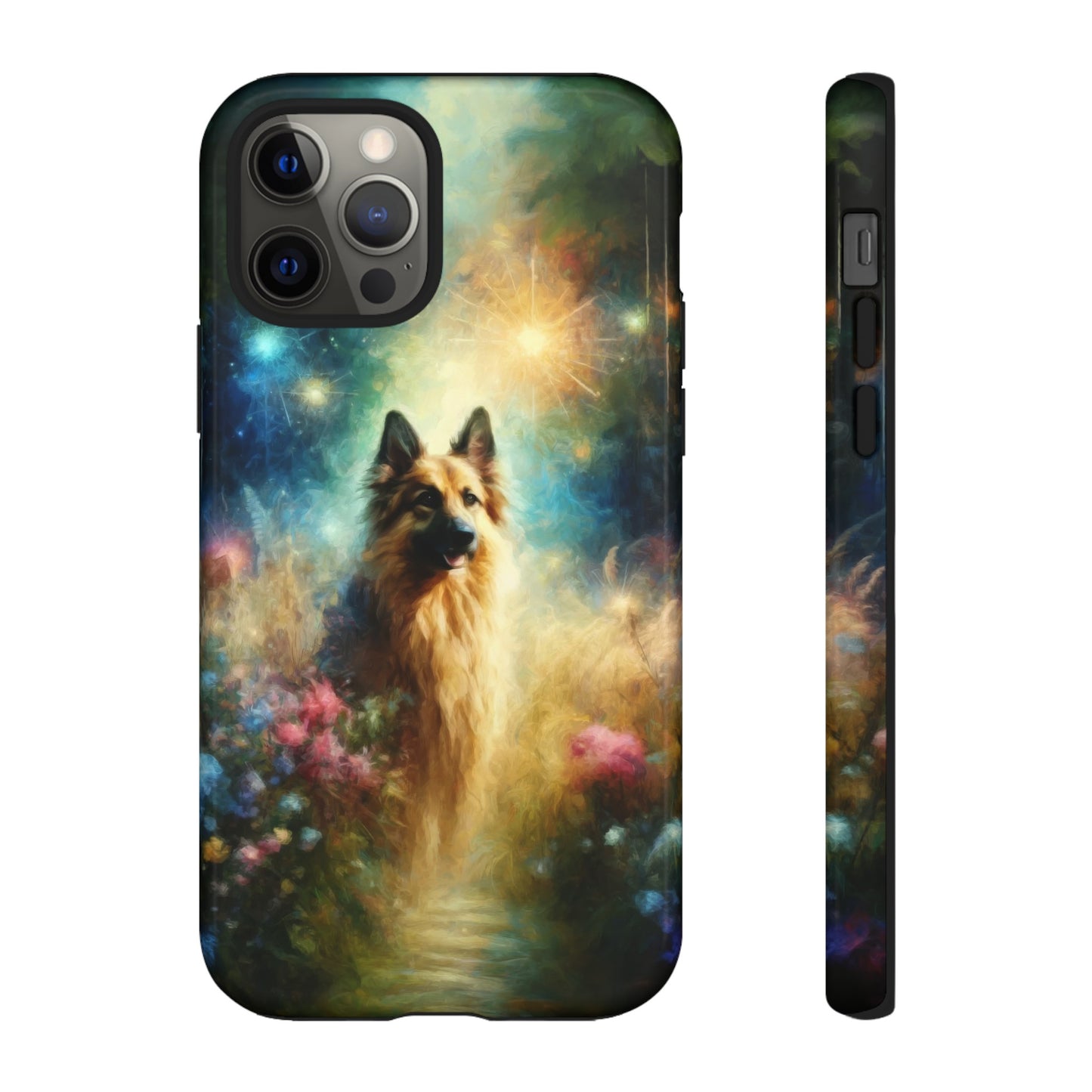 Fairy tale and impressionism German Shepherd Phone Case