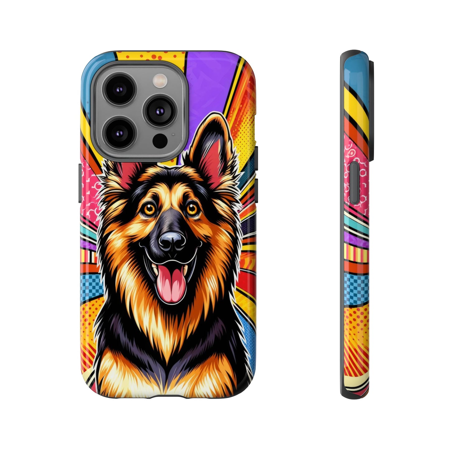 Anime style German Shepherd Phone Case