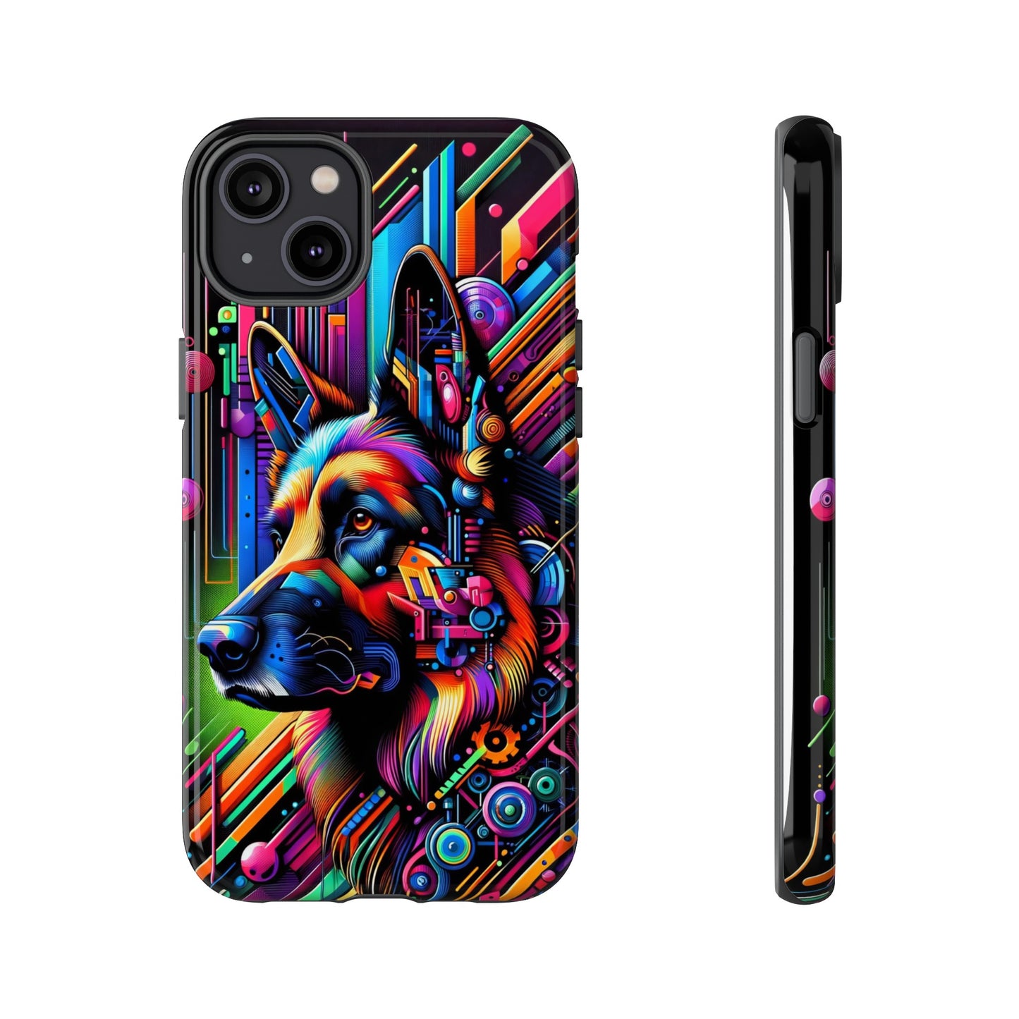 Constructivism and dadaism German Shepherd Phone Case