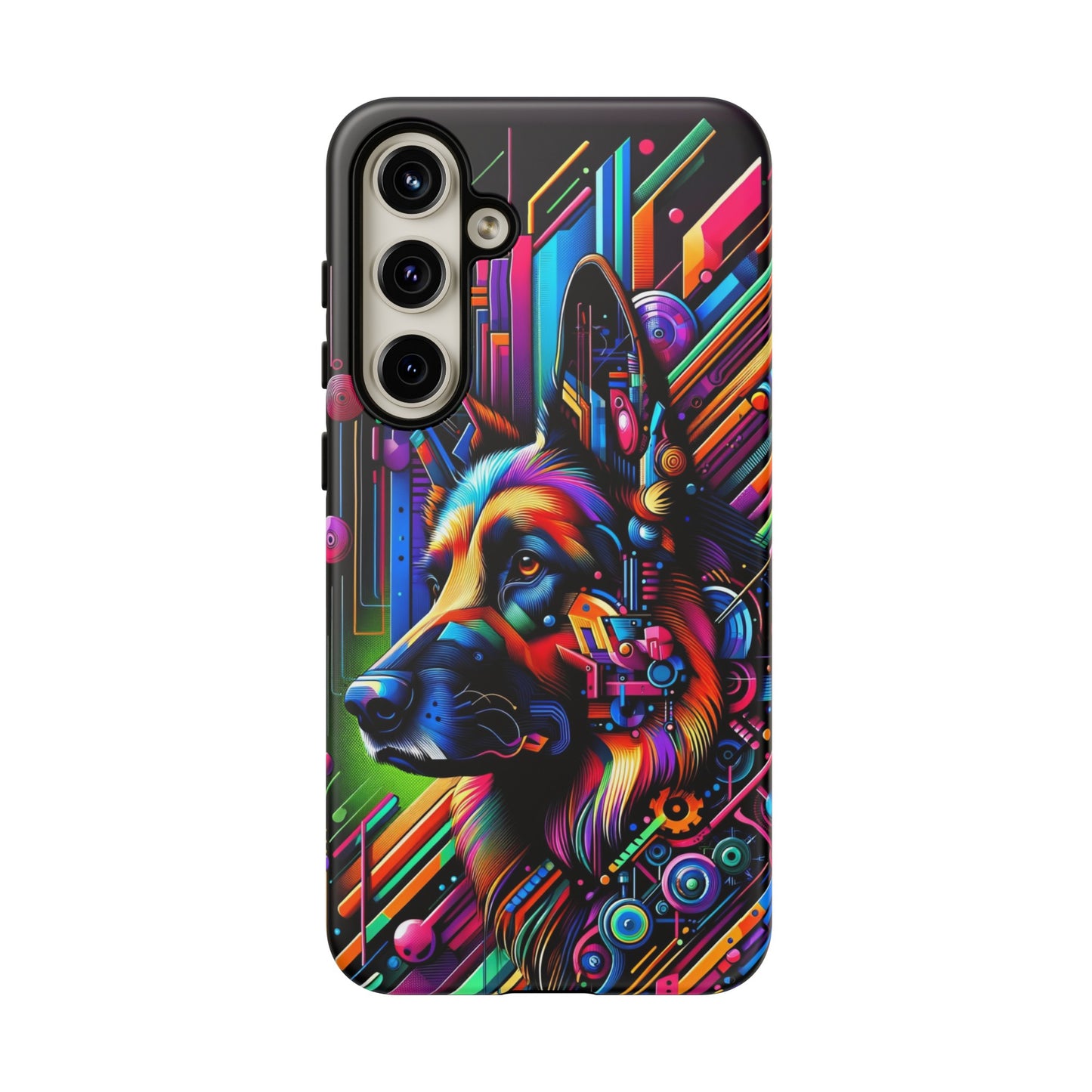 Constructivism and dadaism German Shepherd Phone Case