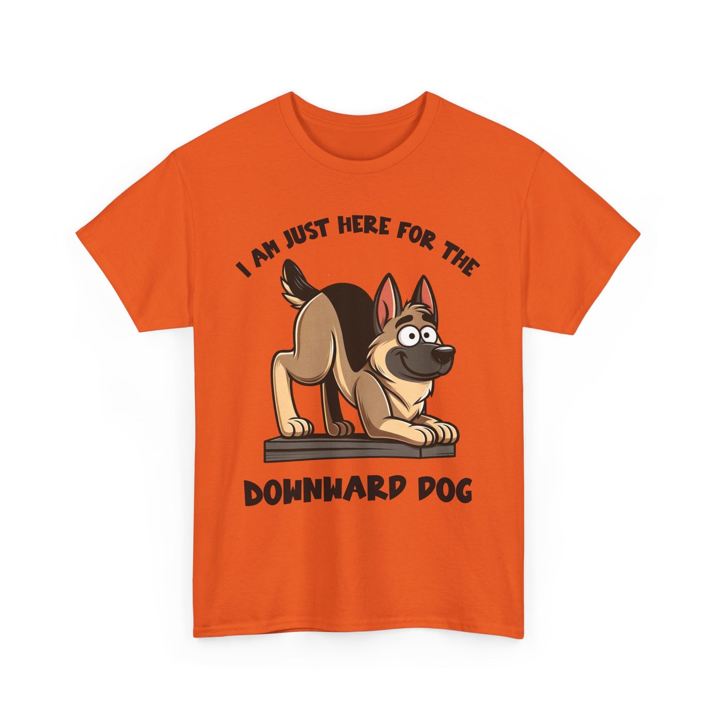 DownWard Dog T-Shirt (13 colors) (German Shepherd)