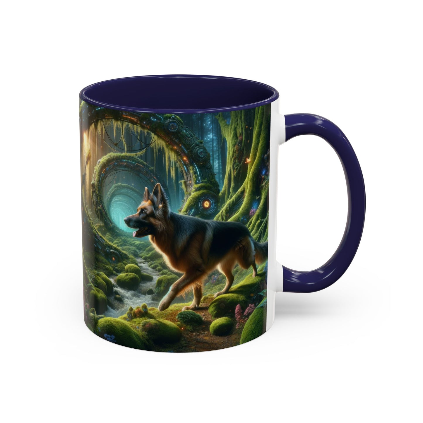 Sci-fi fantasy German Shepherd Coffee Mug