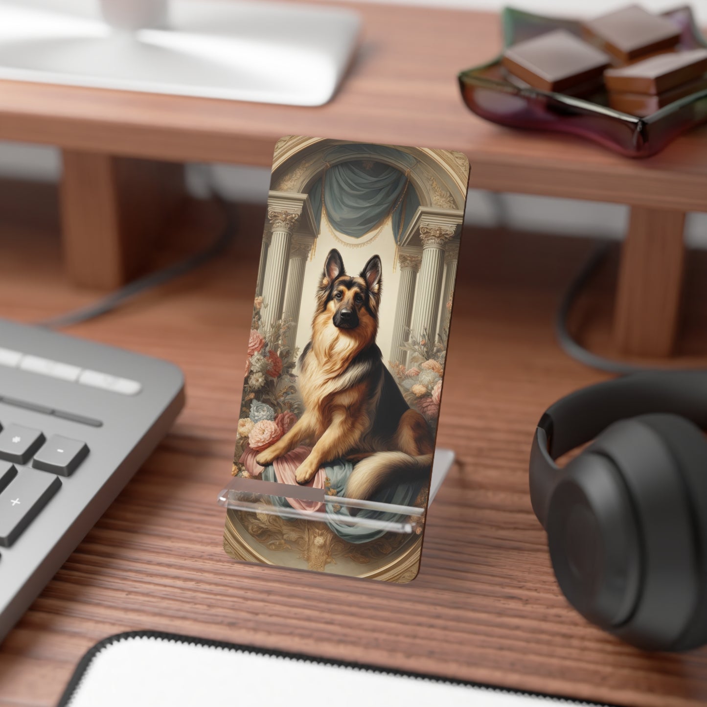 Neo-classical German Shepherd Smartphone Stand