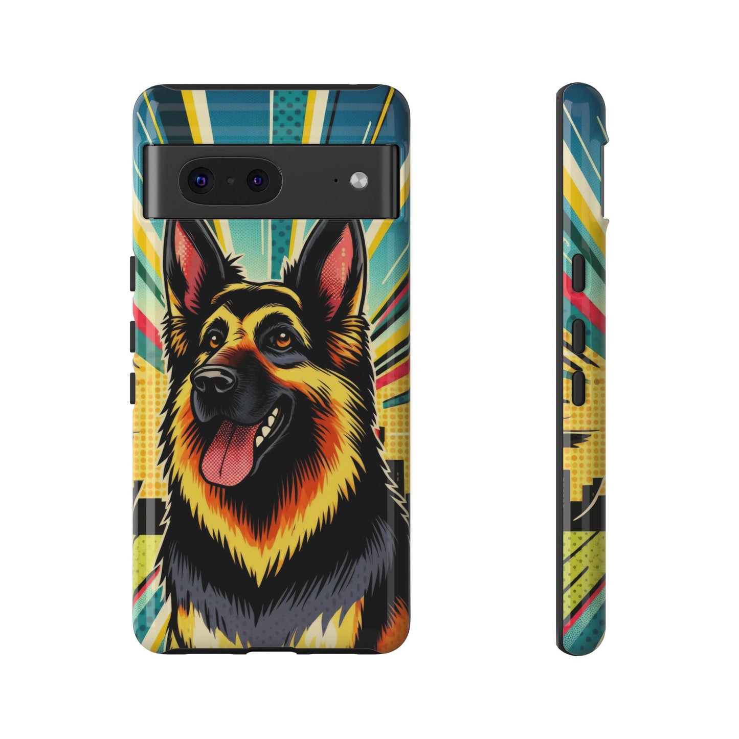 Comic style German Shepherd Phone Case