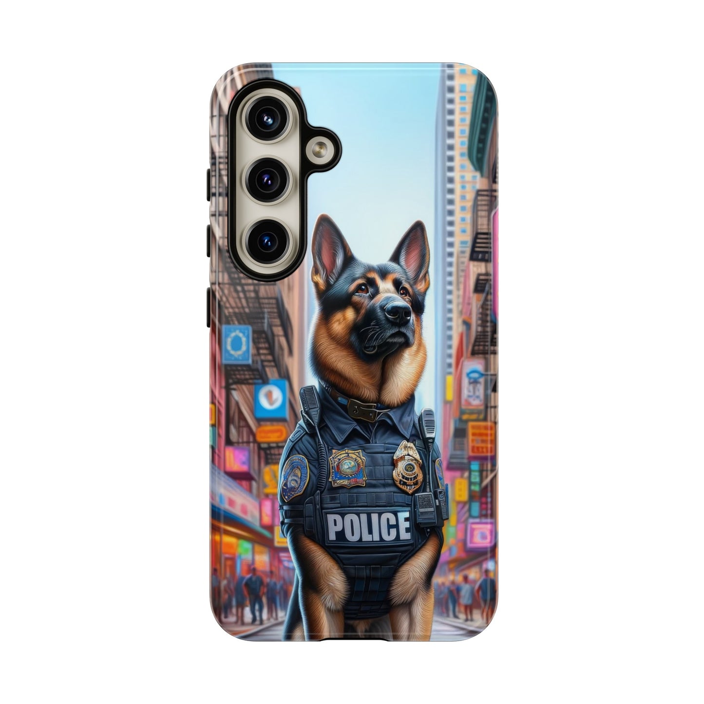 German Shepherd Police Officer Phone Case