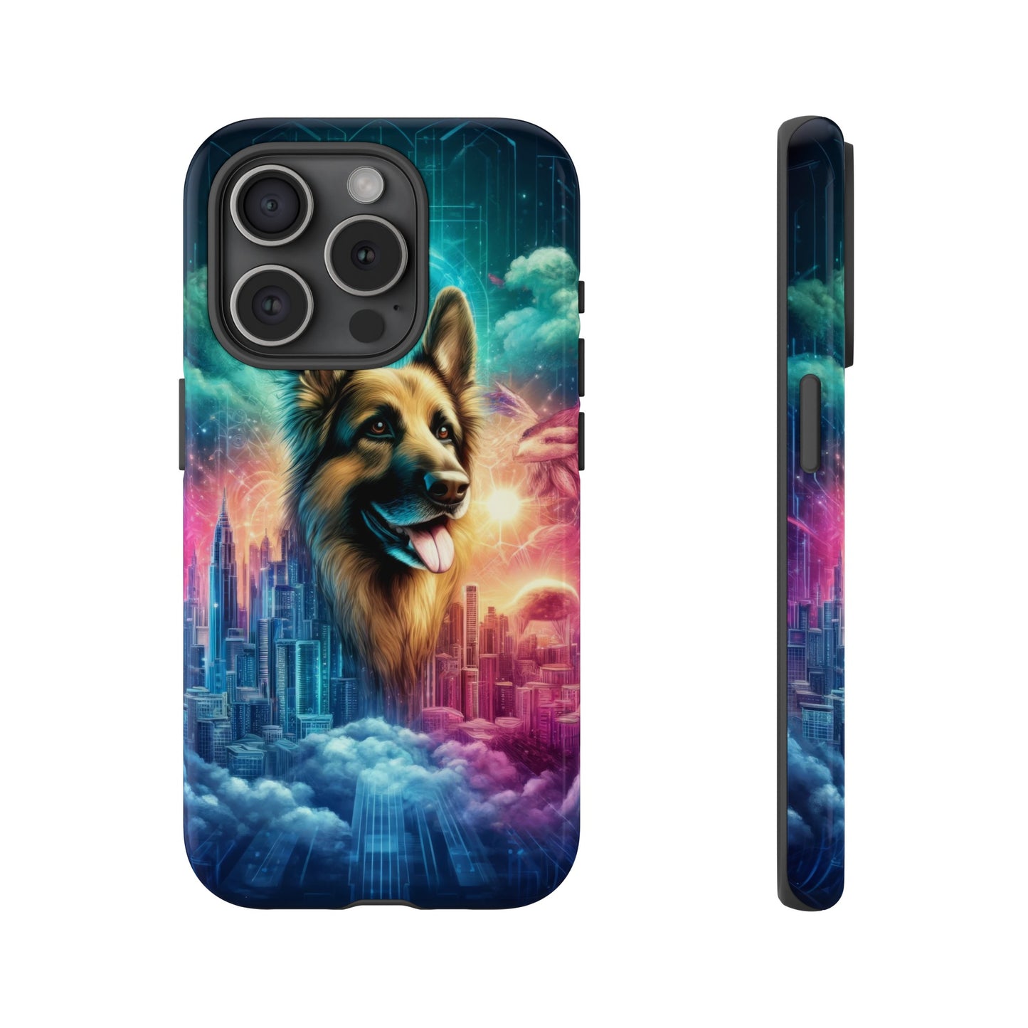 Dreamy fantasy German Shepherd Phone Case