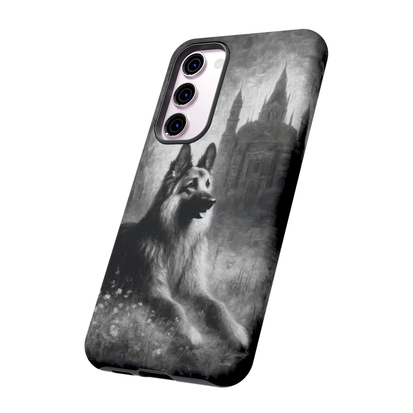 Neo-impressionism German Shepherd Phone Case