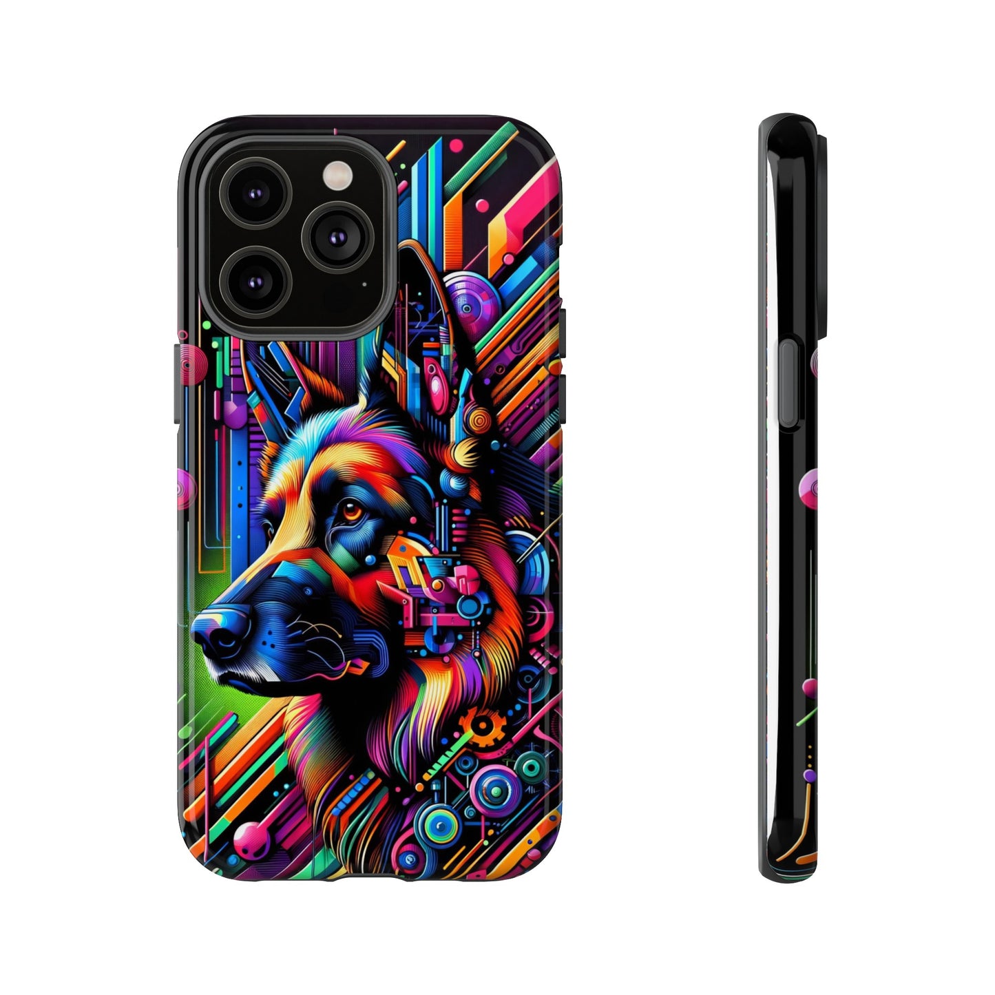 Constructivism and dadaism German Shepherd Phone Case