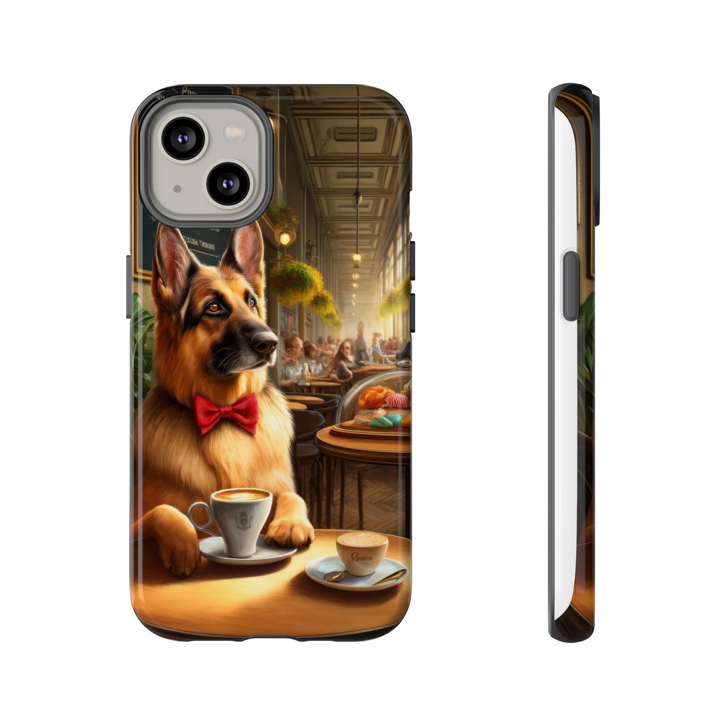 German Shepherd Drinking Phone Case