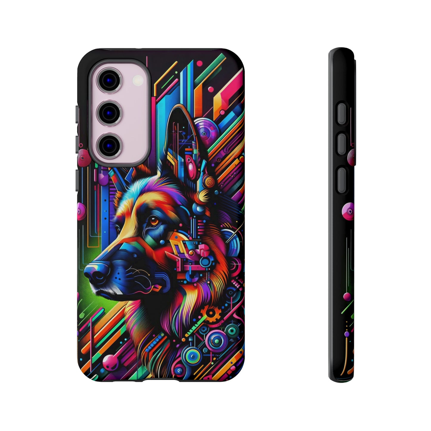 Constructivism and dadaism German Shepherd Phone Case