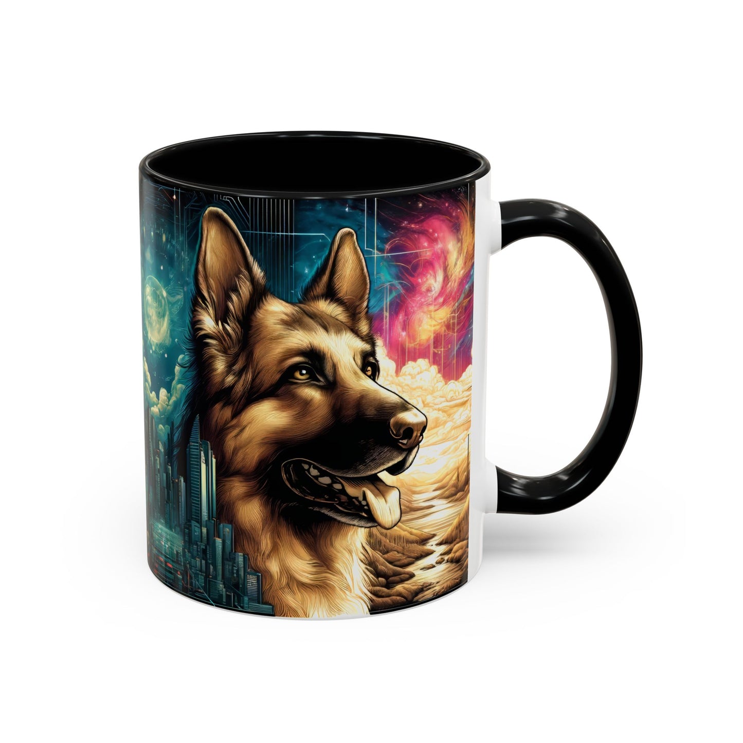 Dreamy fantasy German Shepherd Coffee Mug