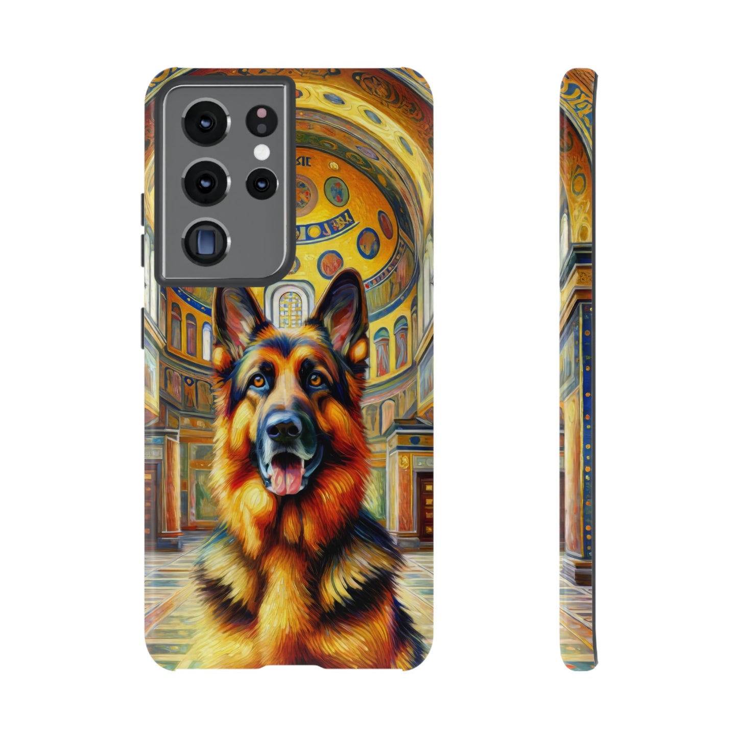 Neo-impressionist German Shepherd Phone Case