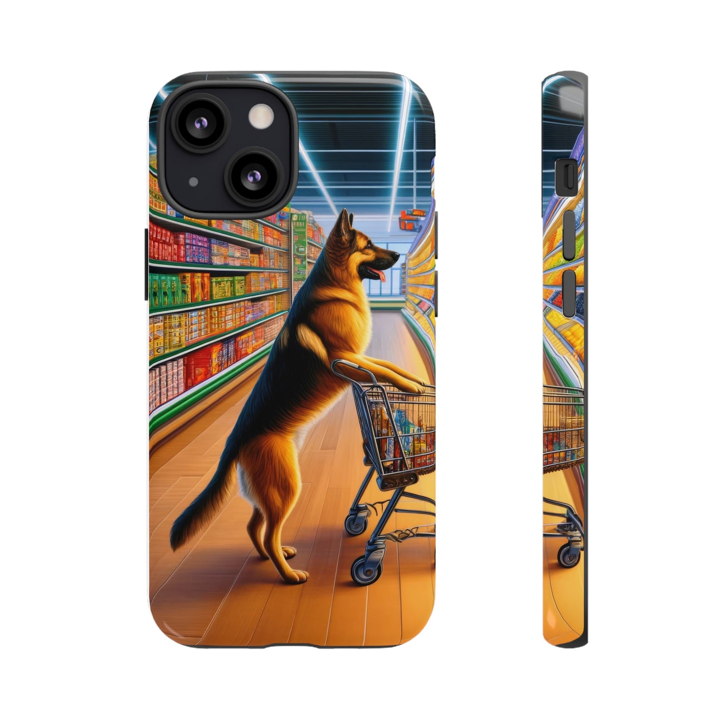 German Shepherd Shopping Phone Case