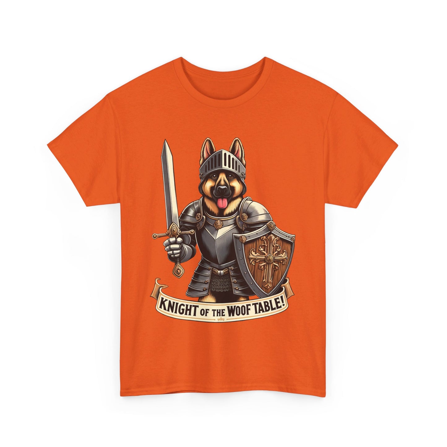 Knight of the Wolf Table T-Shirt (13 colors) (German Shepherd)