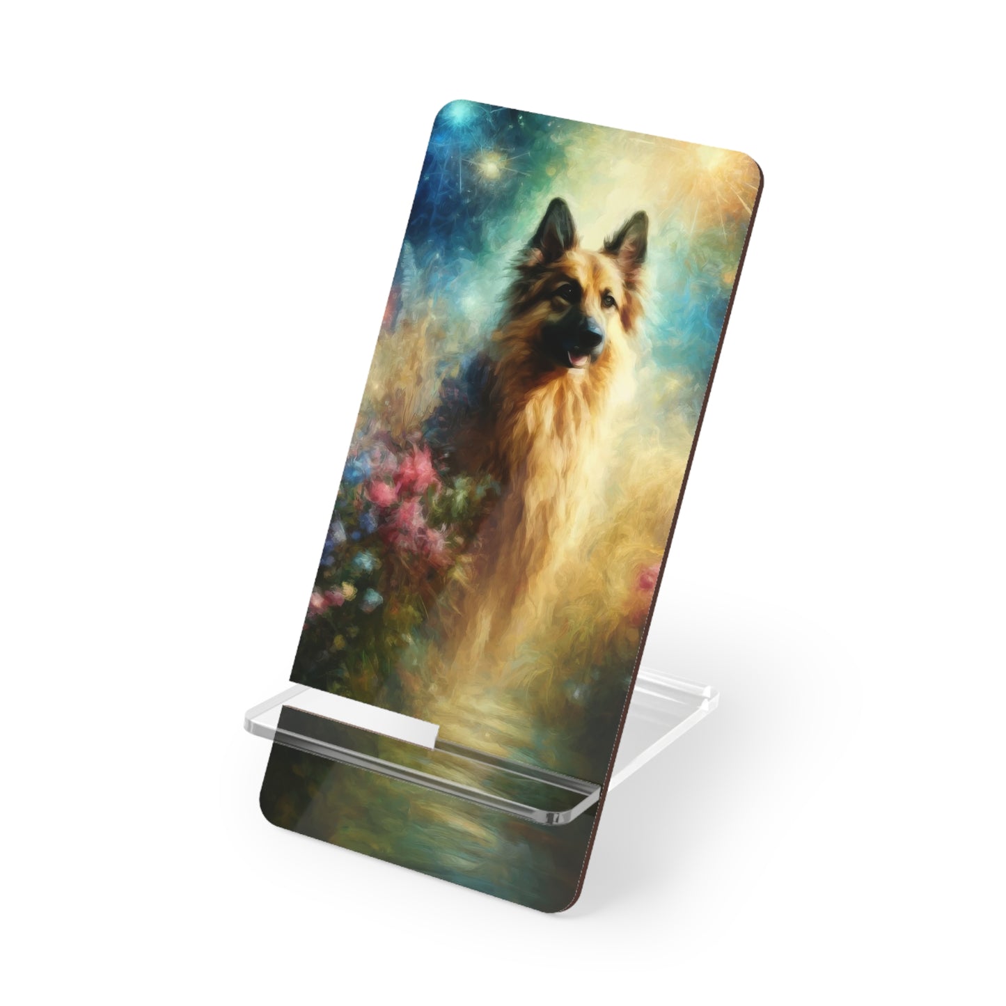 Fairy tale and impressionism German Shepherd Smartphone Stand