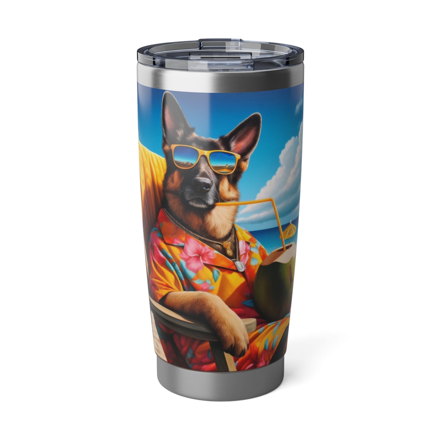 German Shepherd Vacation 20oz Tumbler