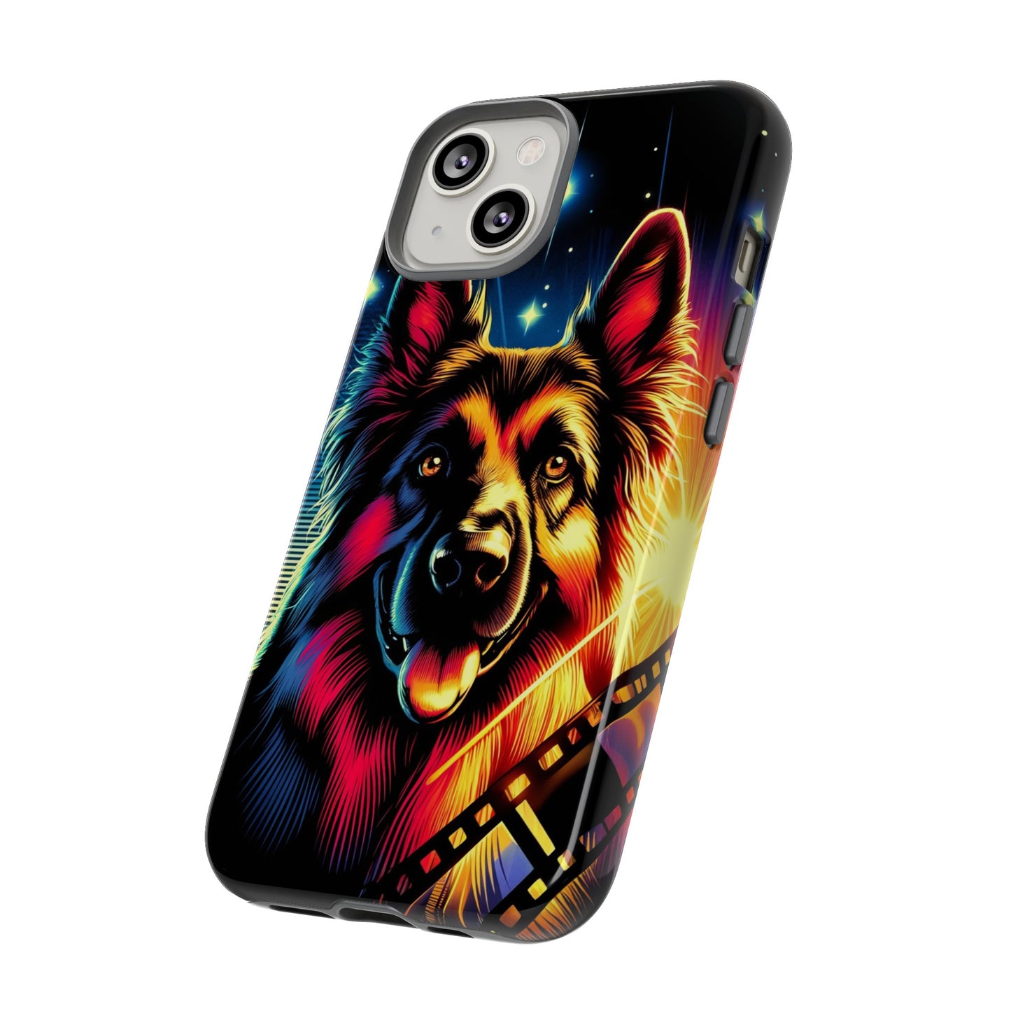 Comic book style German Shepherd Phone Case