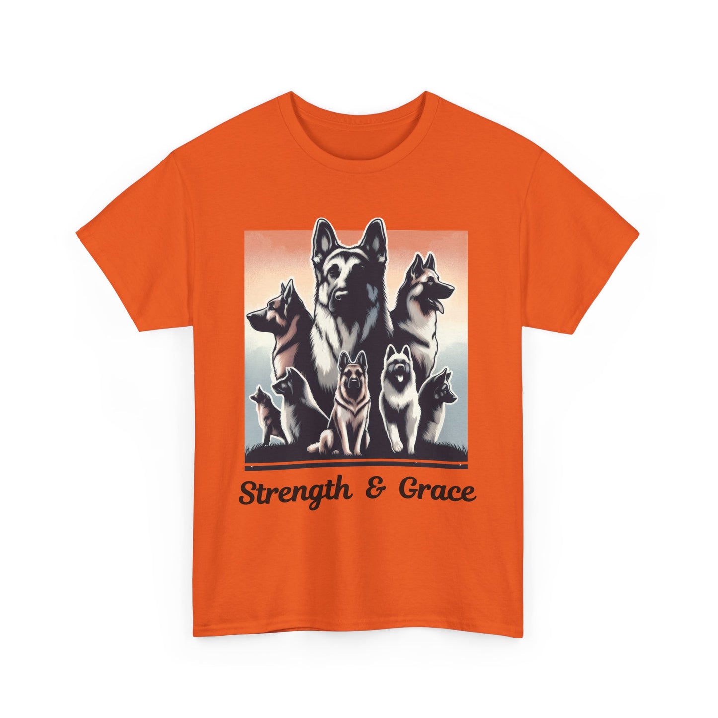 Strength And Grace T-Shirt (13 colors) (German Shepherd)