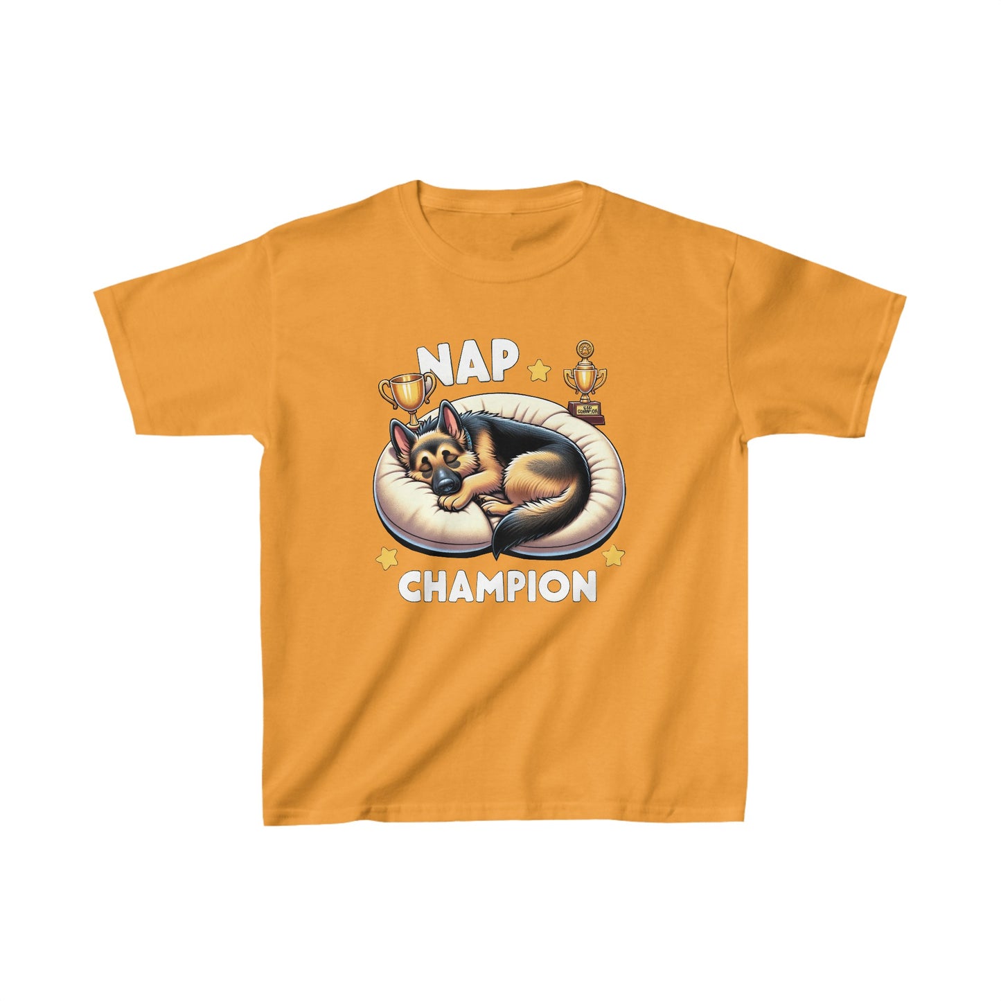 Nap Champion Kids Size T-Shirt (Multi colors) (German Shepherd)